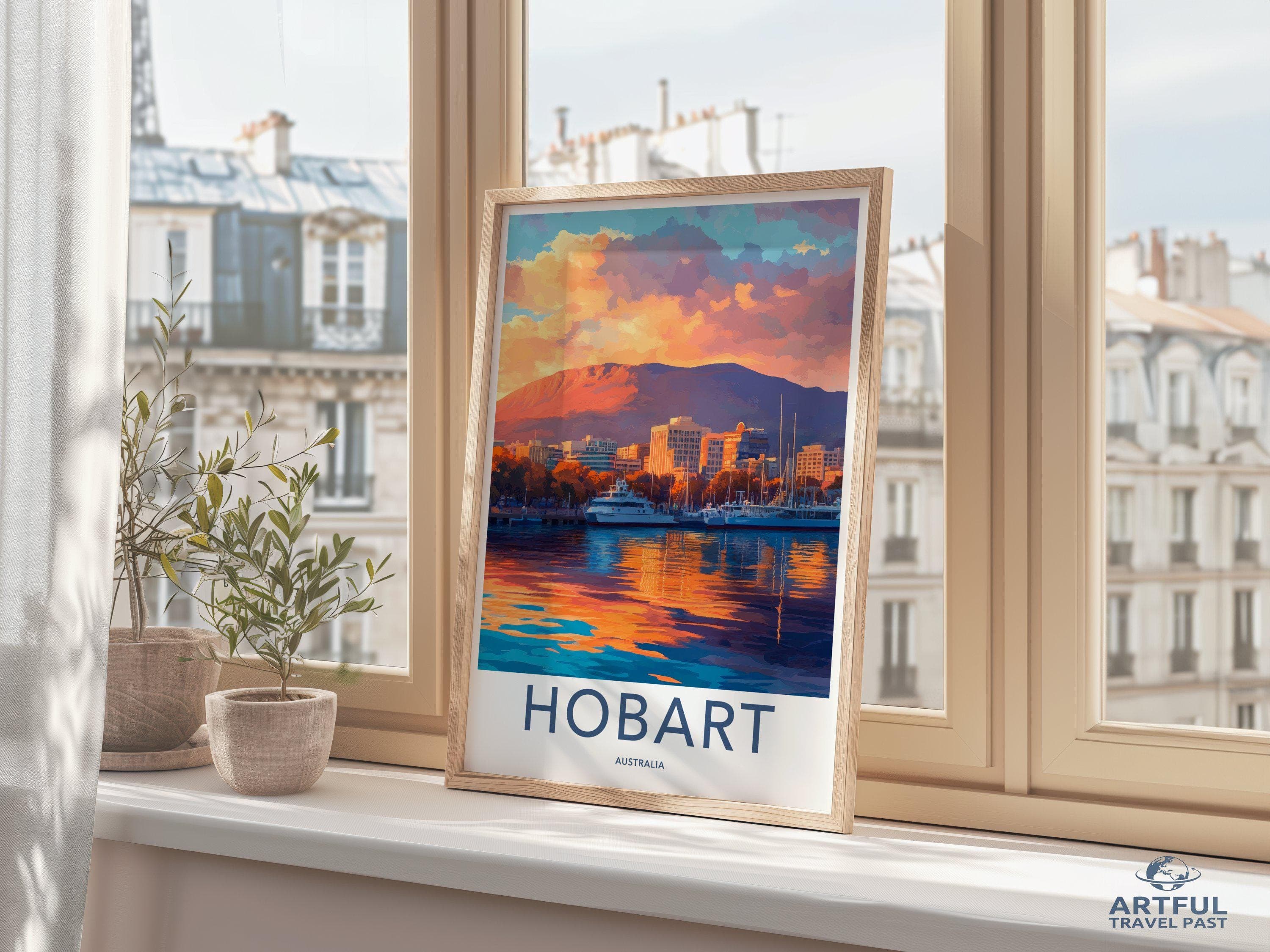 Hobart Poster - Australia Wall Art