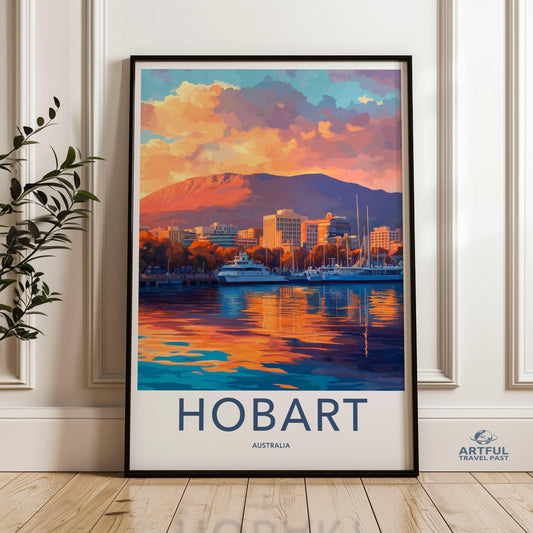 Hobart Poster - Australia Wall Art