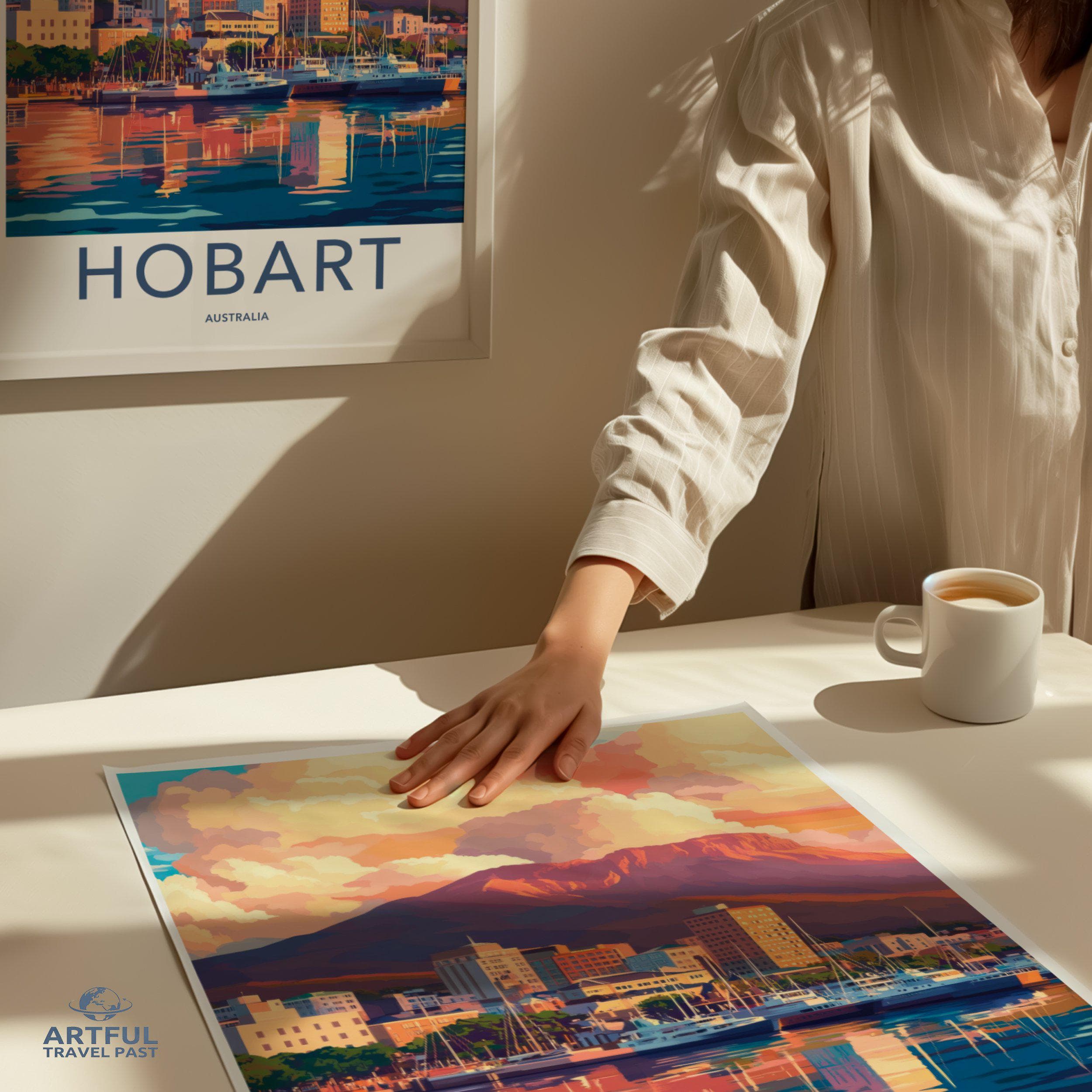 Hobart Poster - Australia Wall Art