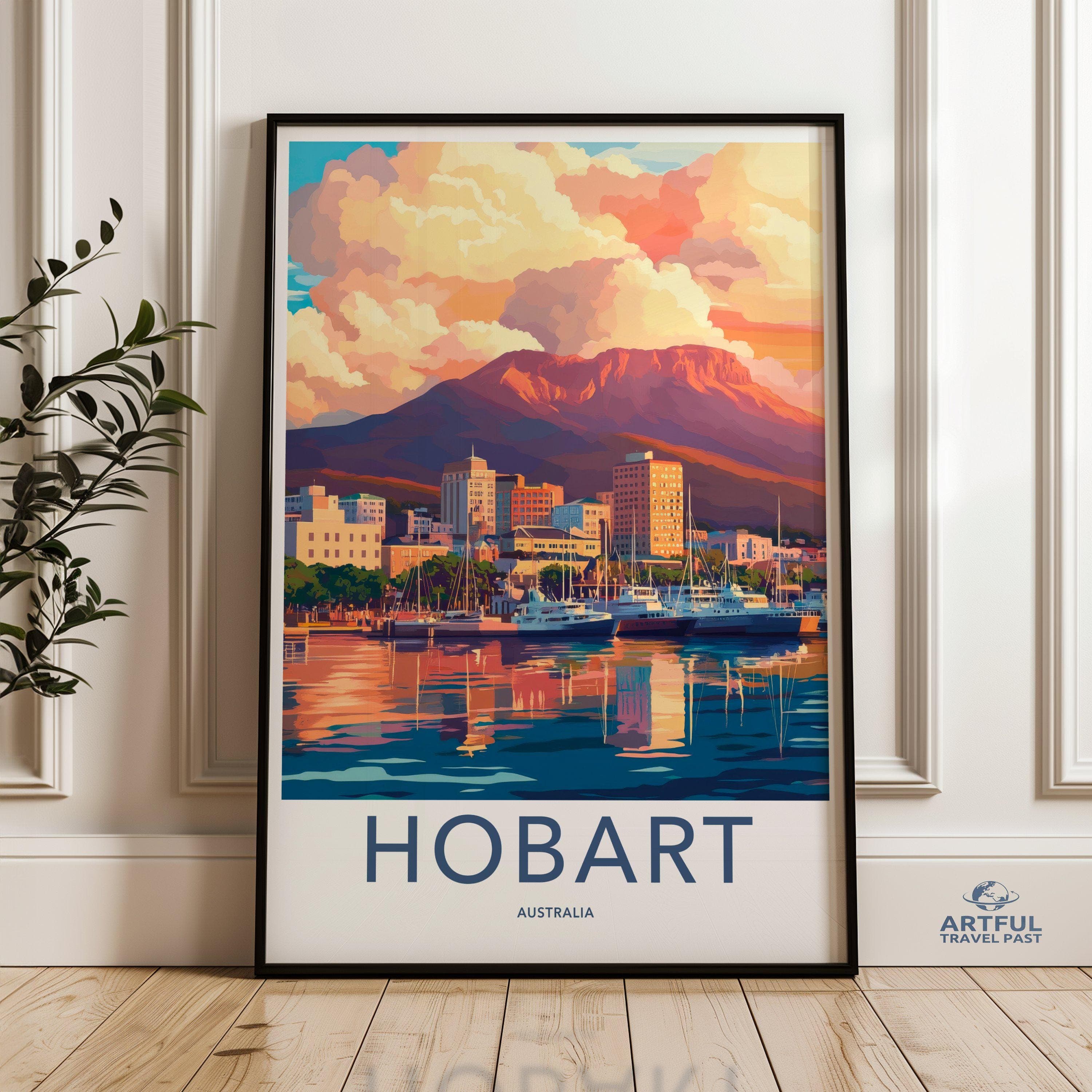 Hobart Poster - Australia Wall Art