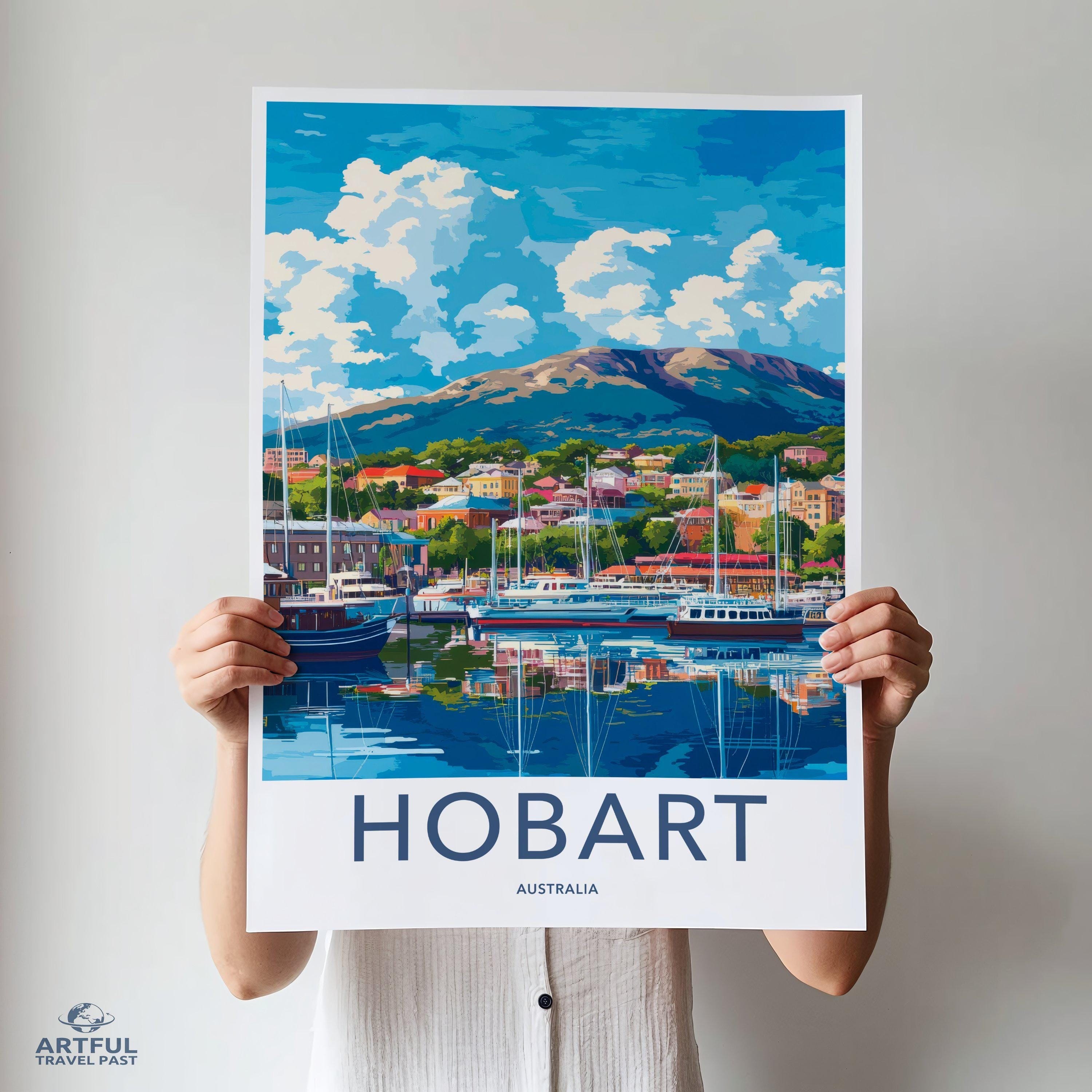 Hobart Poster - Australia Wall Art