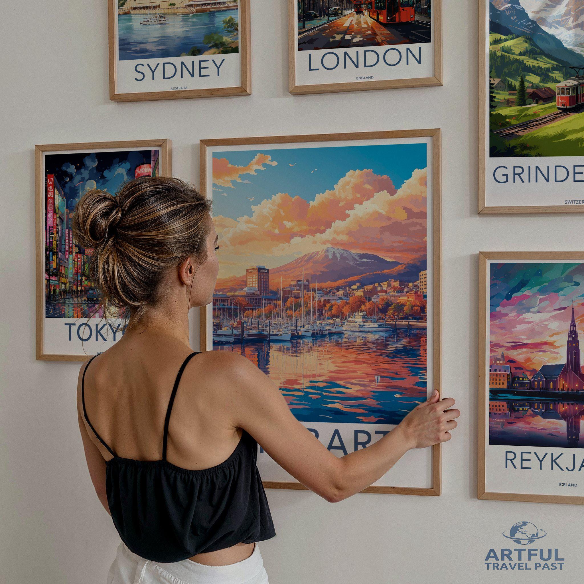 Hobart Poster - Australia Wall Art