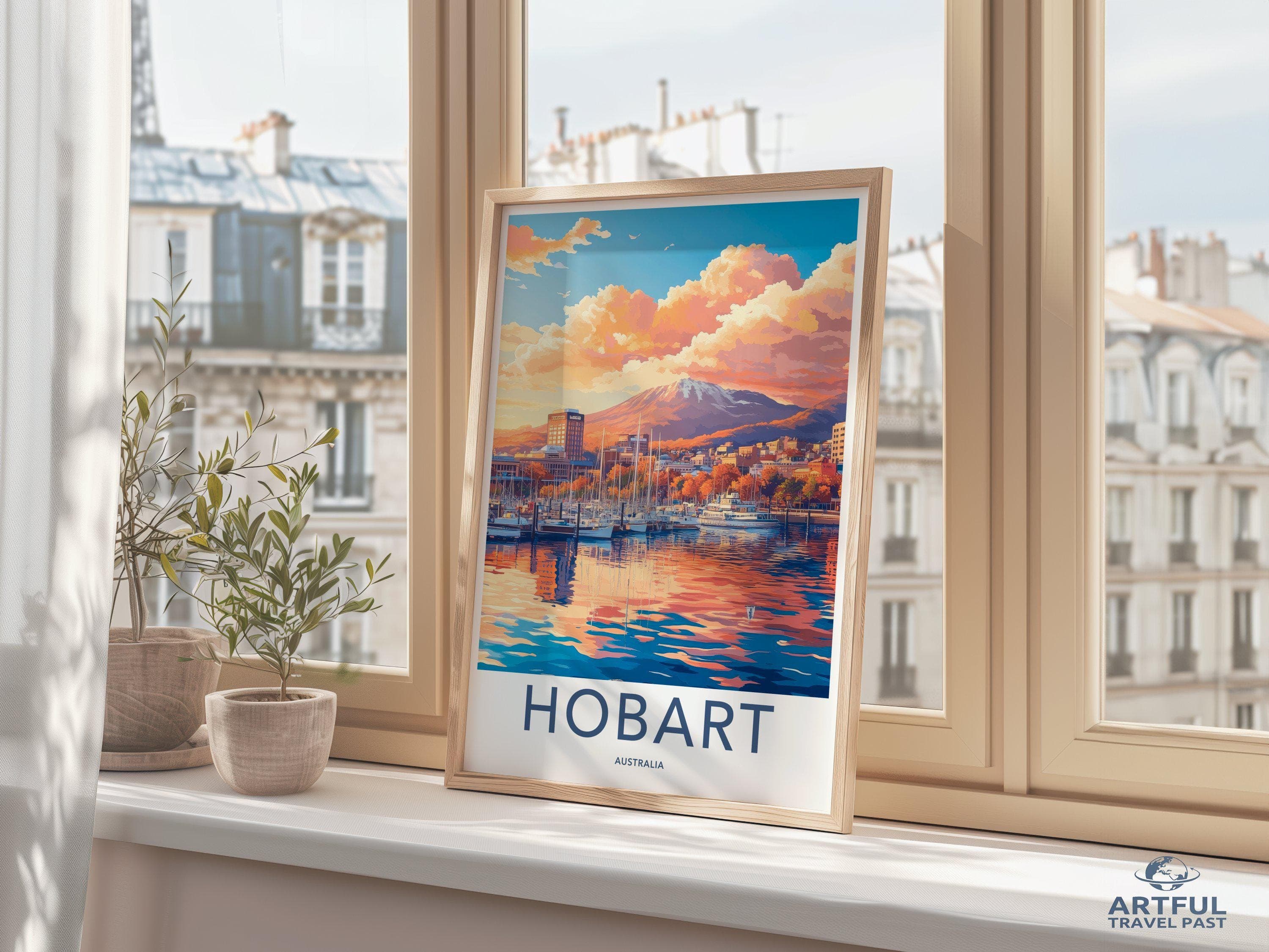 Hobart Poster - Australia Wall Art