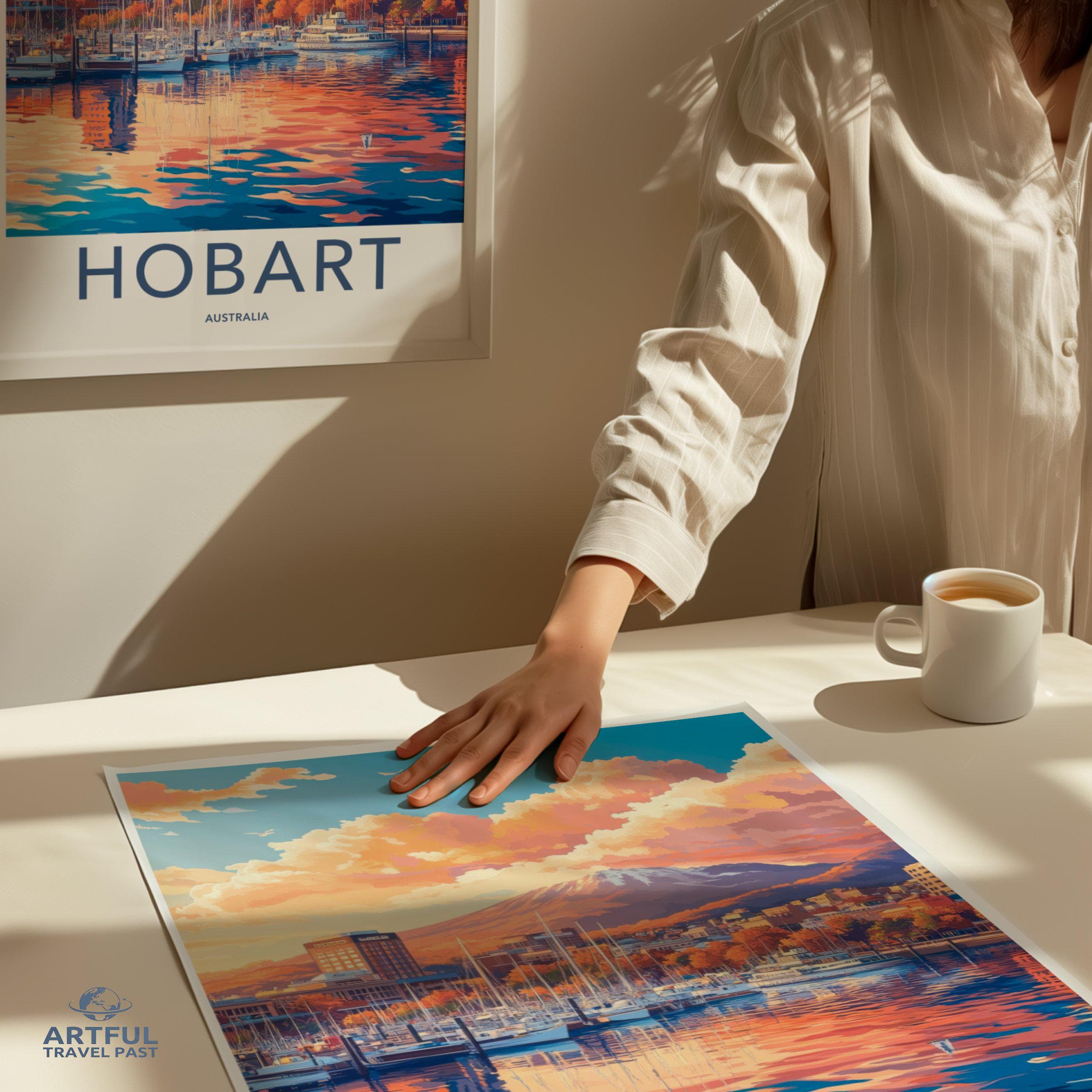 Hobart Poster - Australia Wall Art