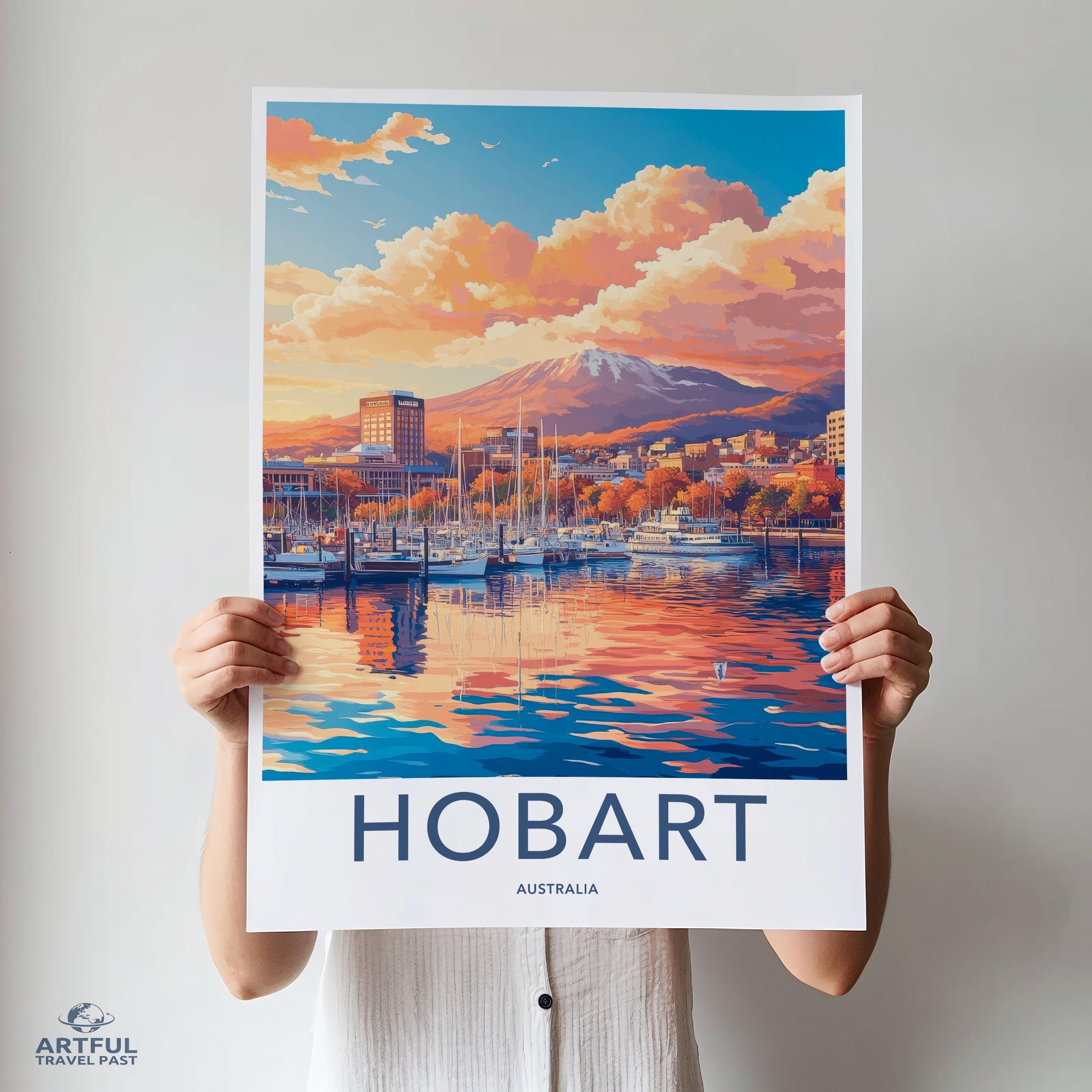 Hobart Poster - Australia Wall Art