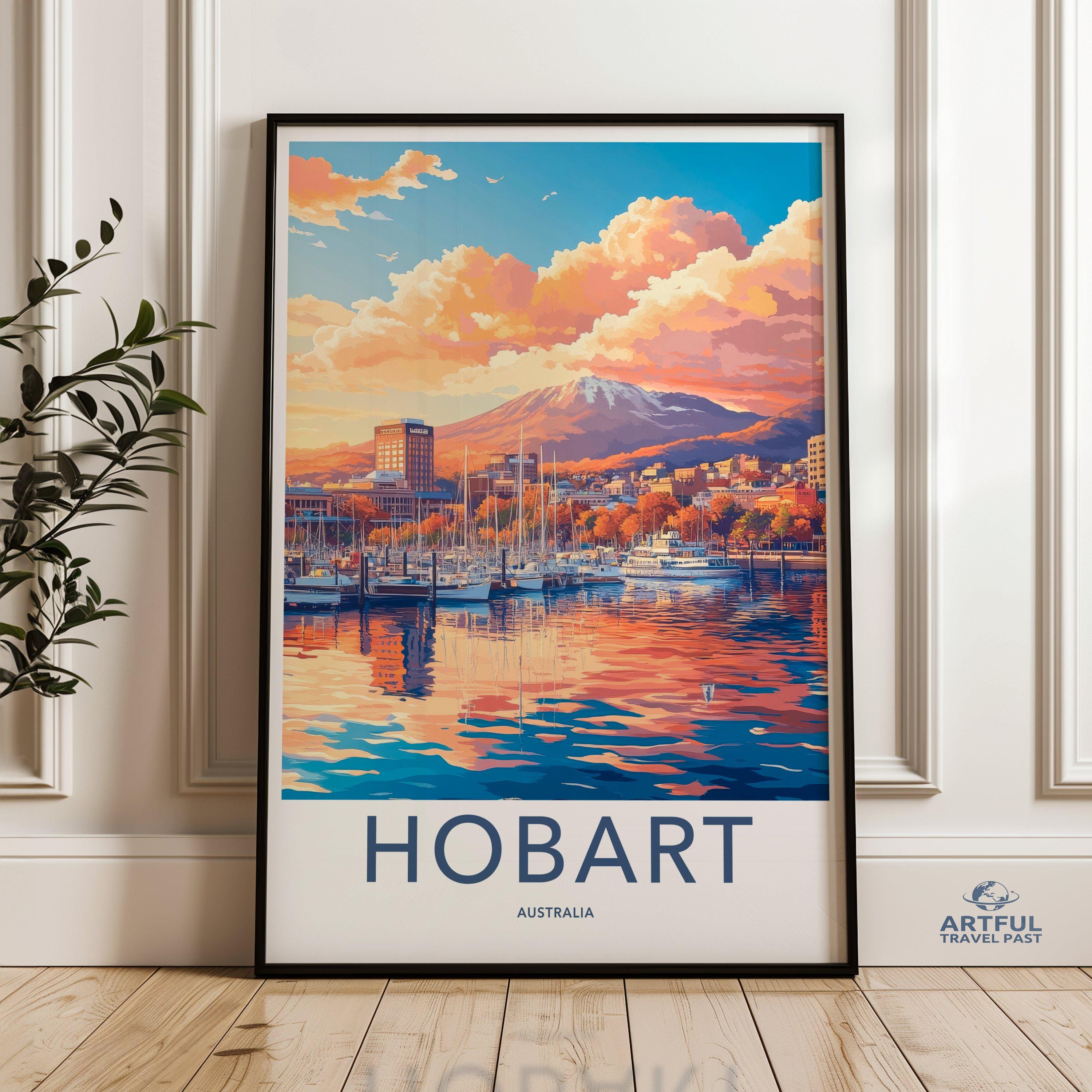 Hobart Poster - Australia Wall Art