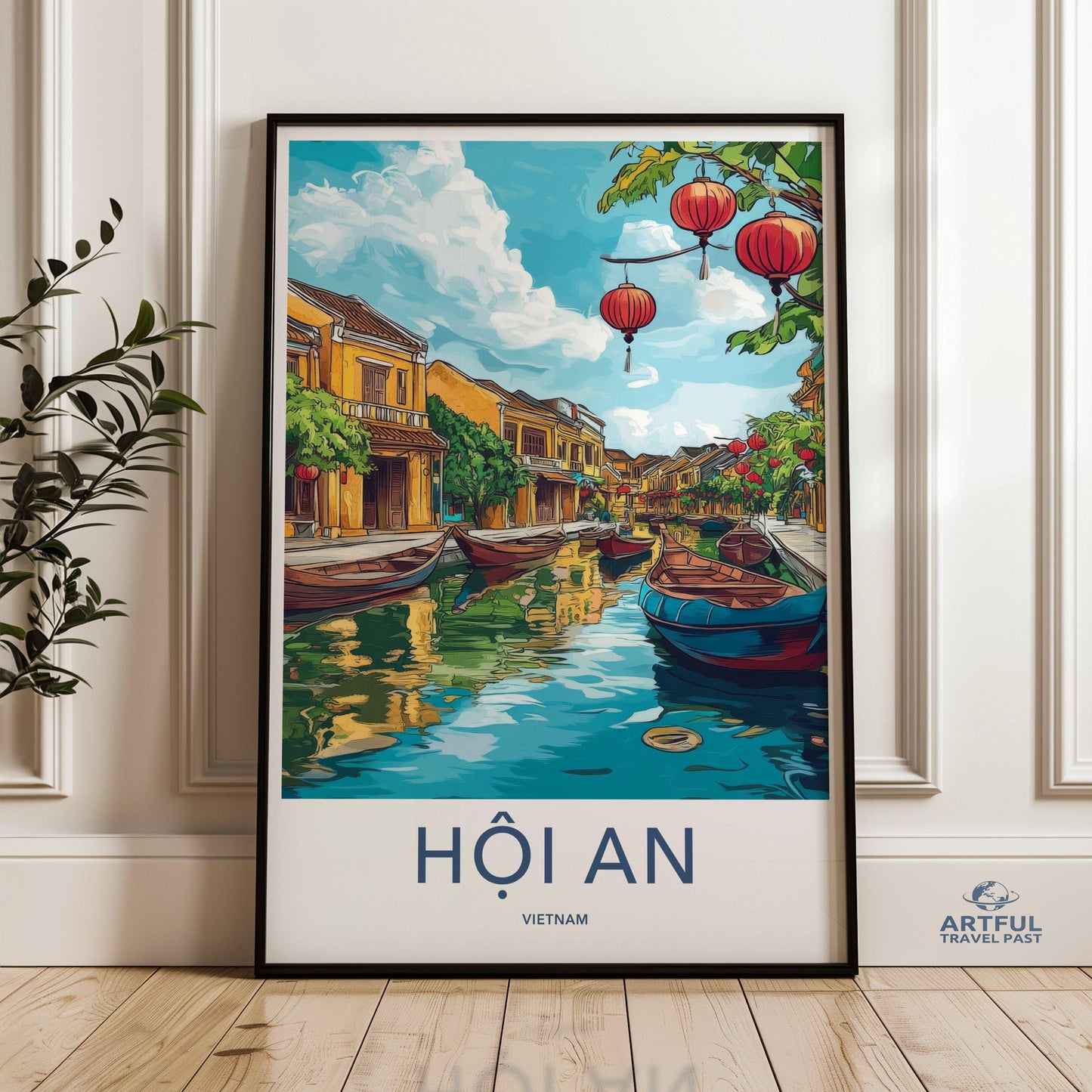 Hoi An Poster | Vietnam Wall Art | Asia Decor