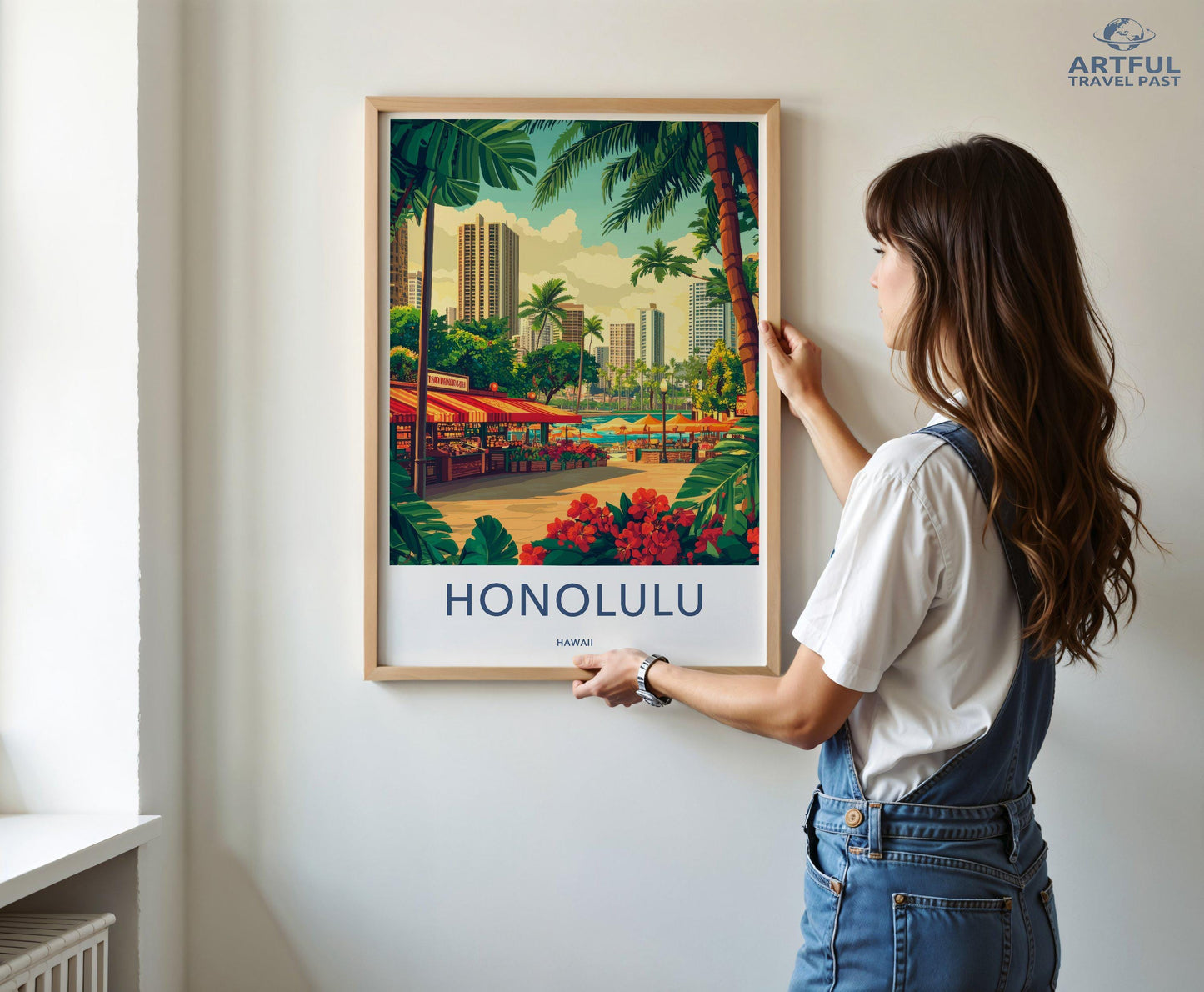 Honolulu Poster - Hawaii Wall Art