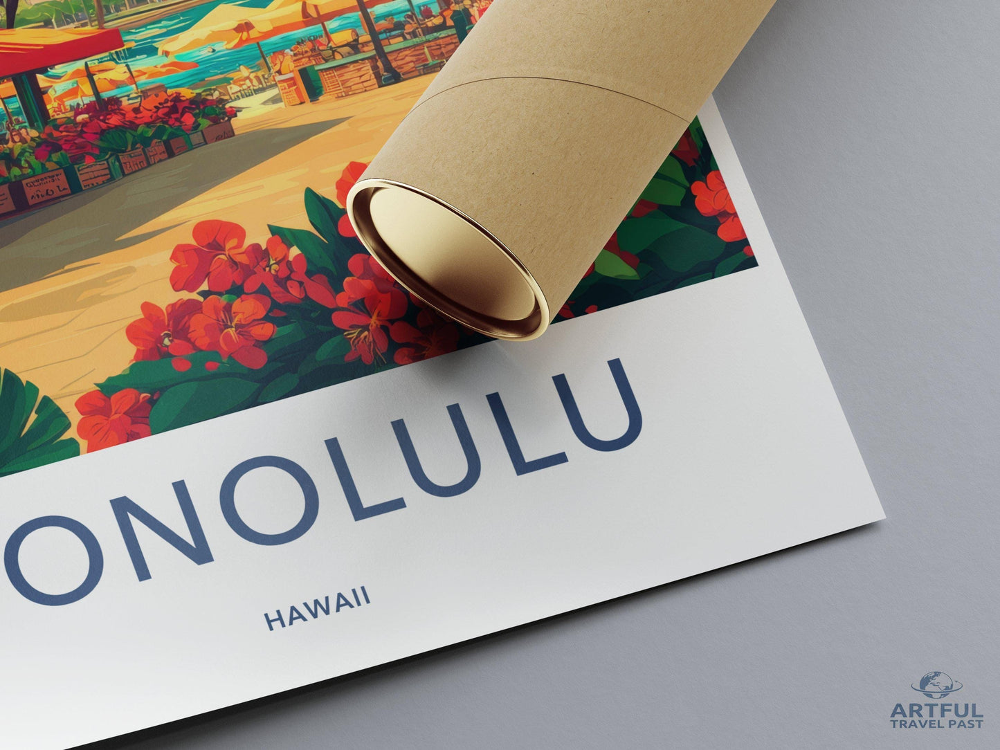 Honolulu Poster - Hawaii Wall Art