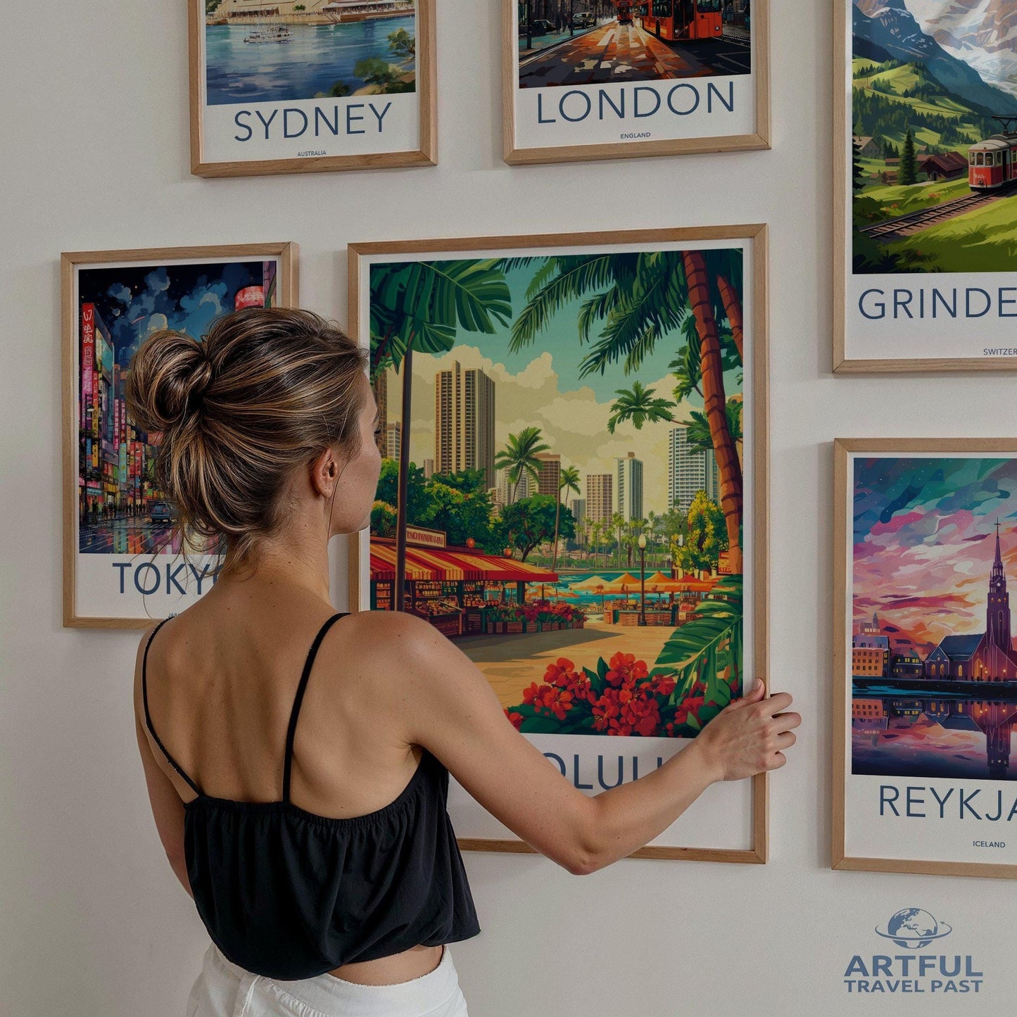 Honolulu Poster - Hawaii Wall Art