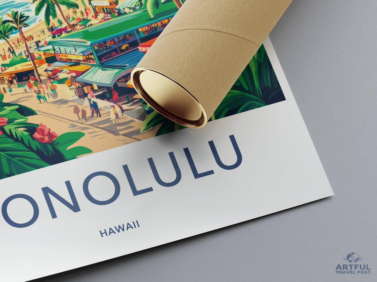 Honolulu Poster - Hawaii Wall Art