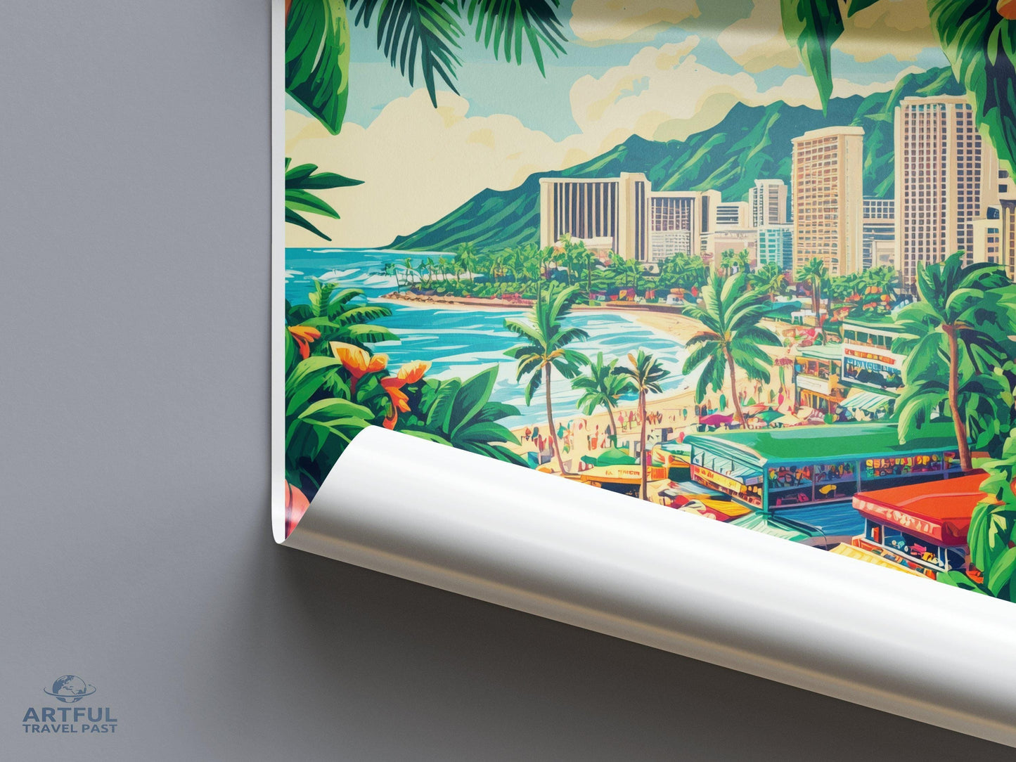 Honolulu Poster - Hawaii Wall Art