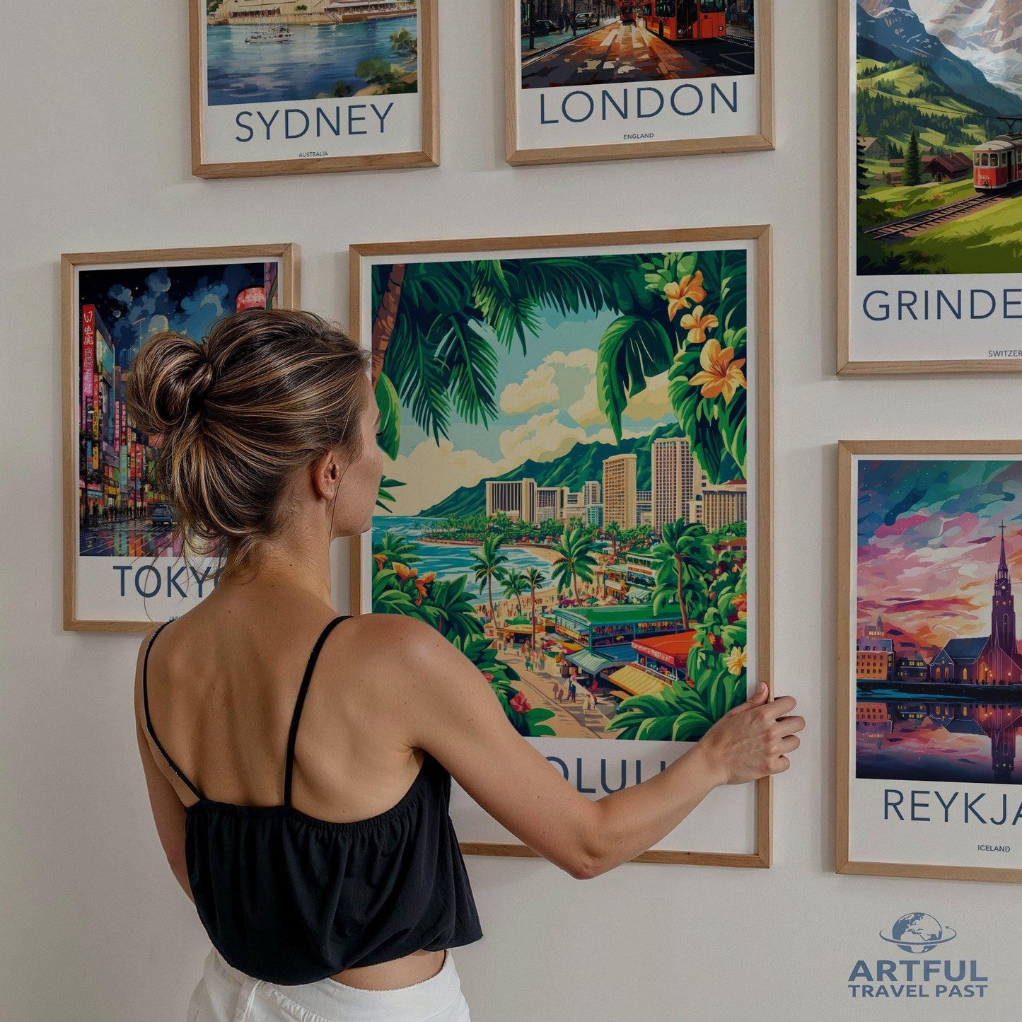 Honolulu Poster - Hawaii Wall Art