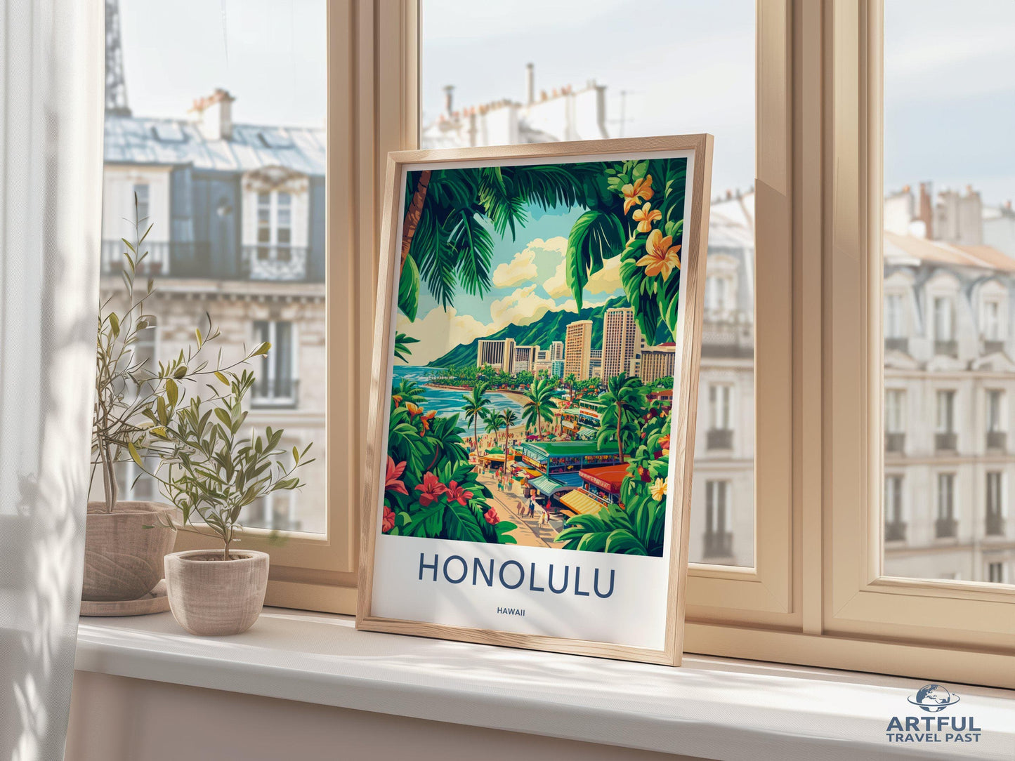 Honolulu Poster - Hawaii Wall Art