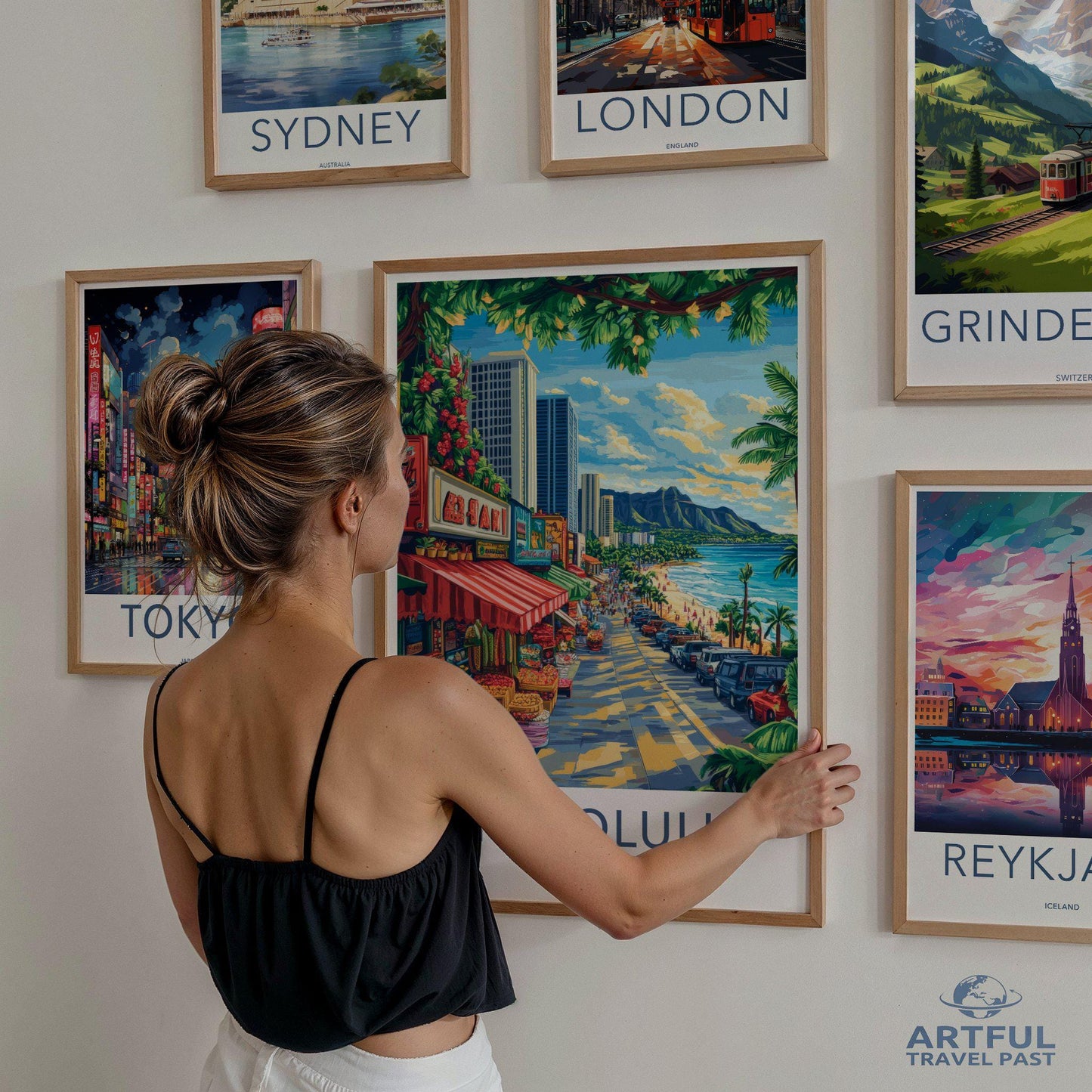 Honolulu Poster - Hawaii Wall Art