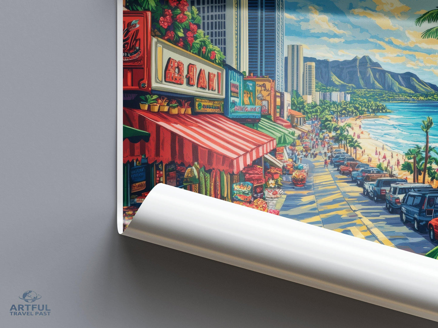 Honolulu Poster - Hawaii Wall Art