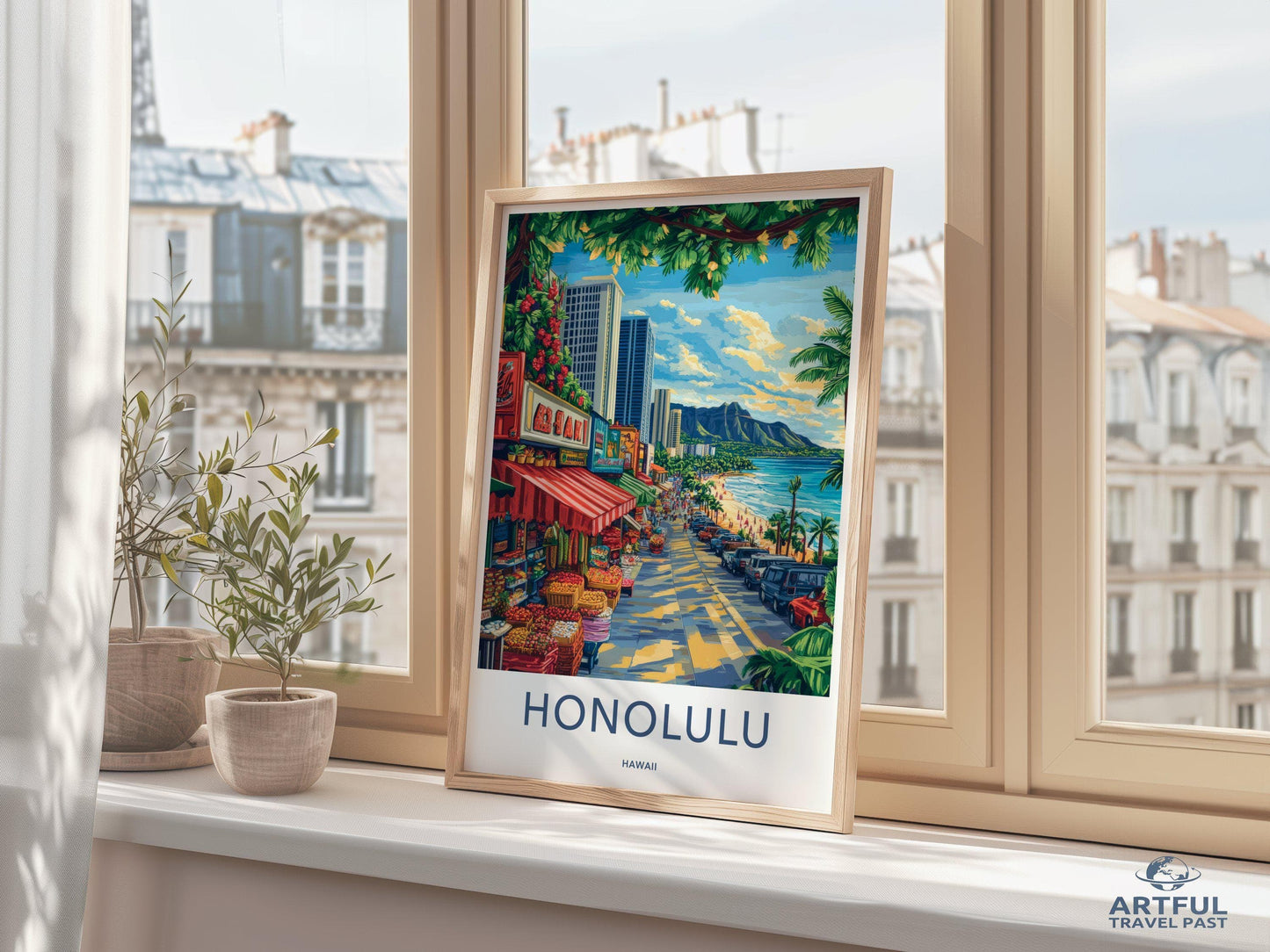 Honolulu Poster - Hawaii Wall Art