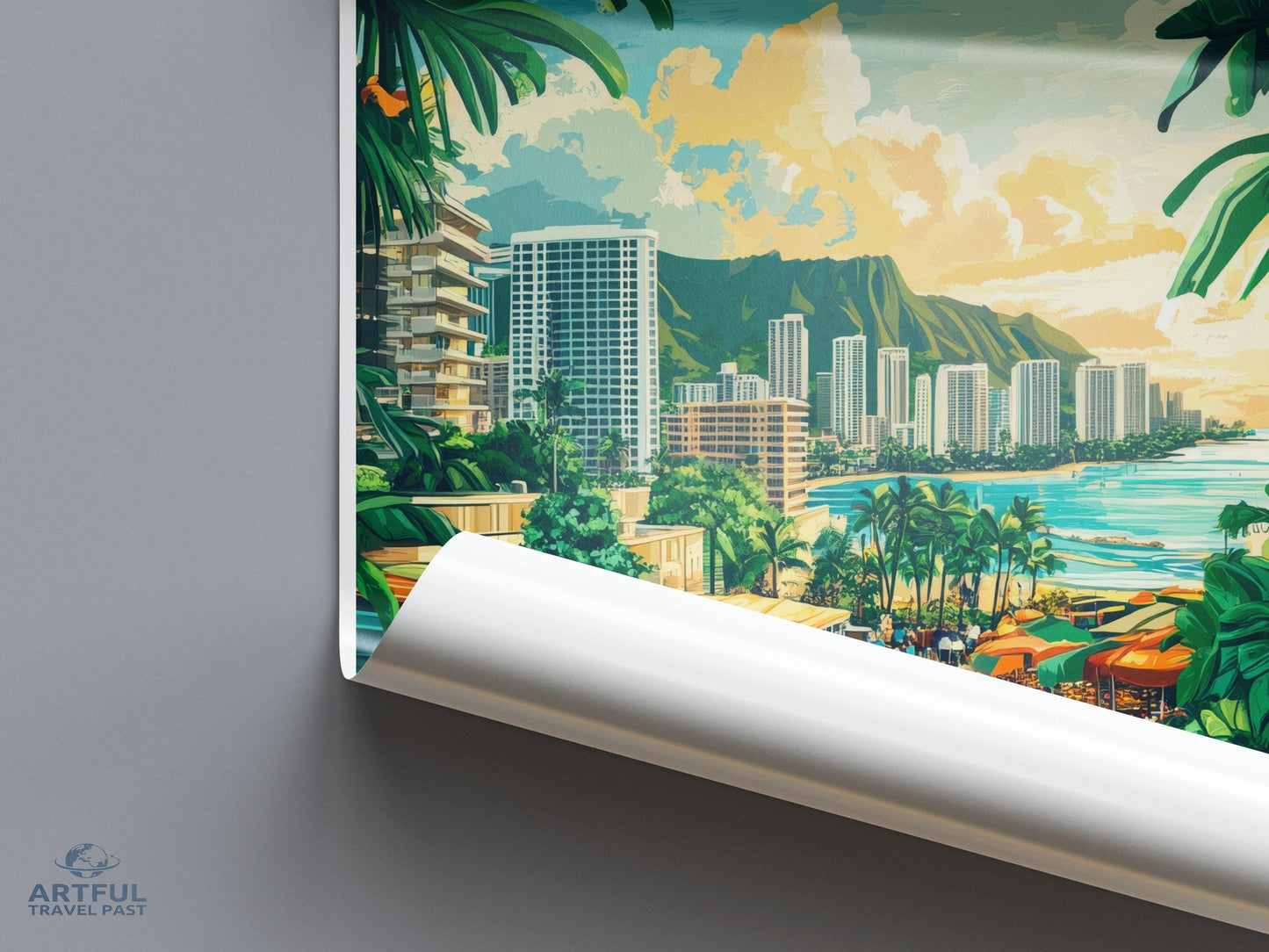 Honolulu Poster - Hawaii Wall Art