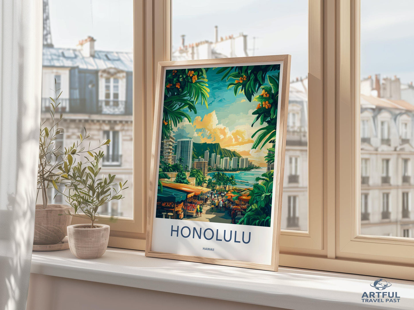Honolulu Poster - Hawaii Wall Art