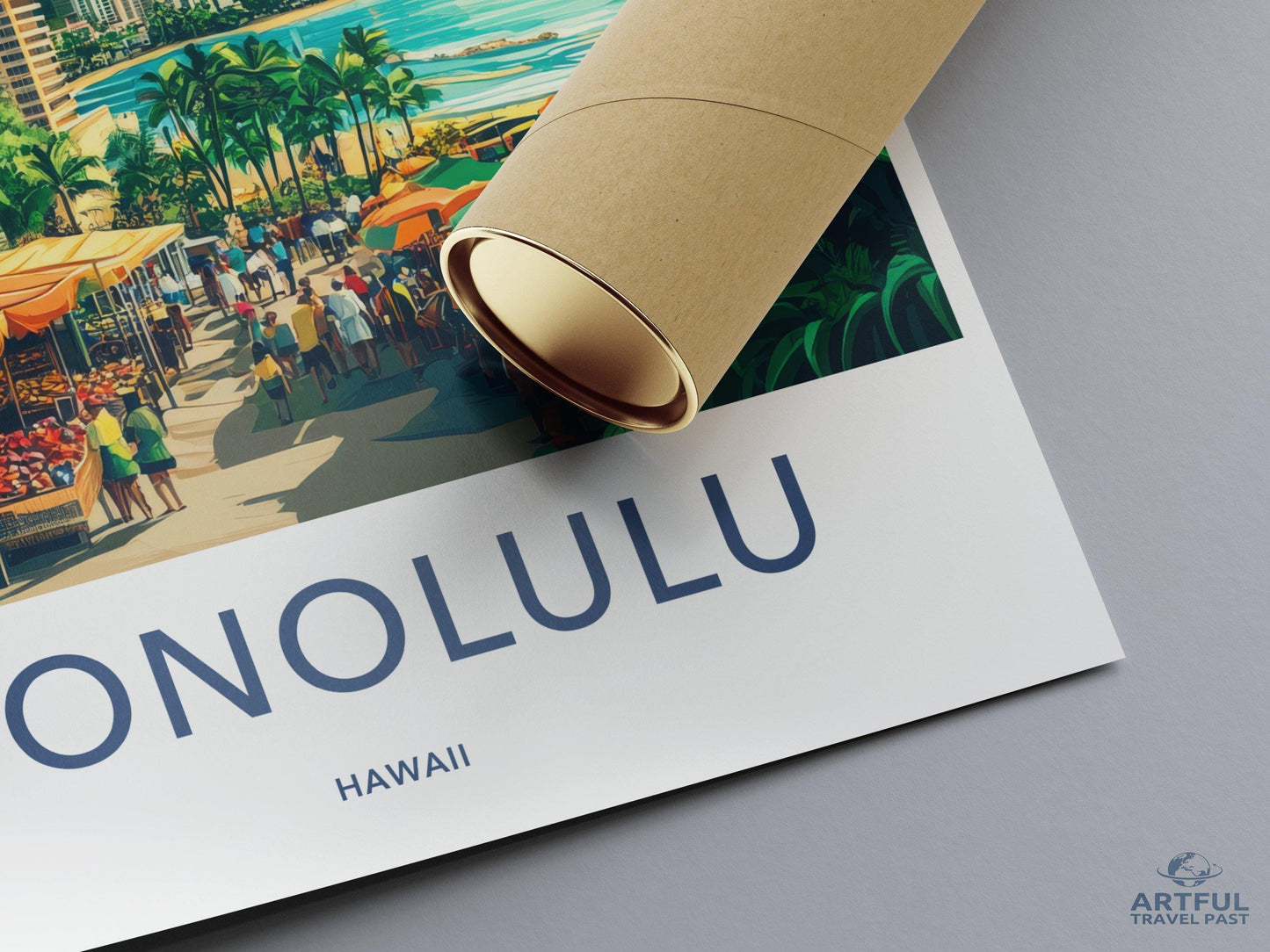 Honolulu Poster - Hawaii Wall Art