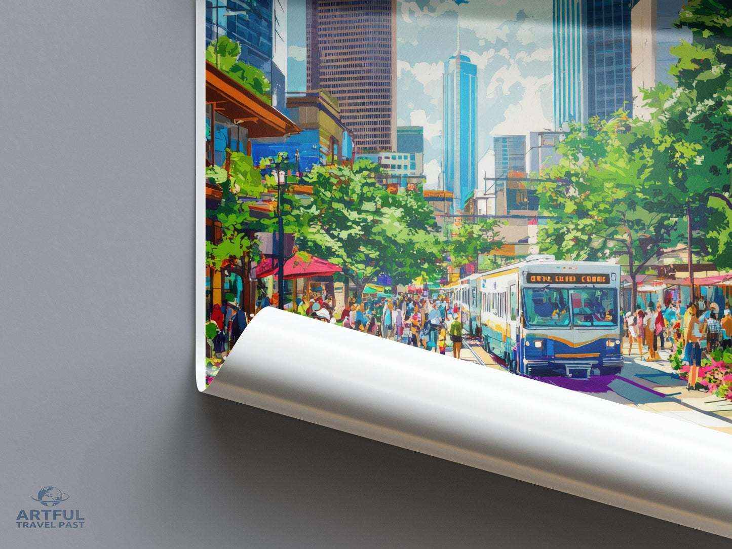 Houston Poster - Texas Wall Art