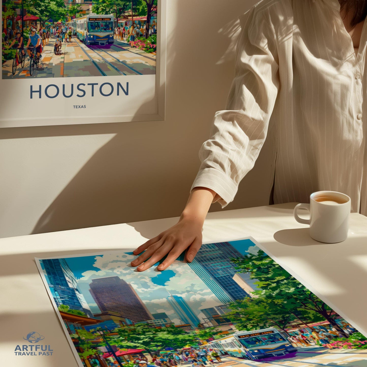 Houston Poster - Texas Wall Art