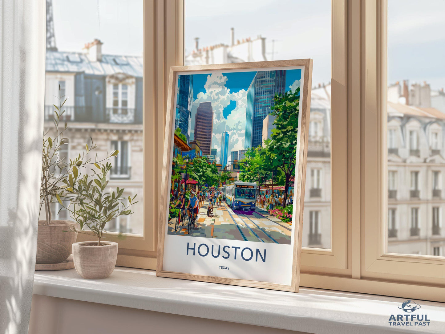 Houston Poster - Texas Wall Art
