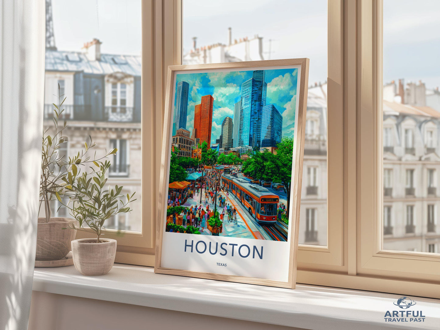 Houston Poster - Texas Wall Art
