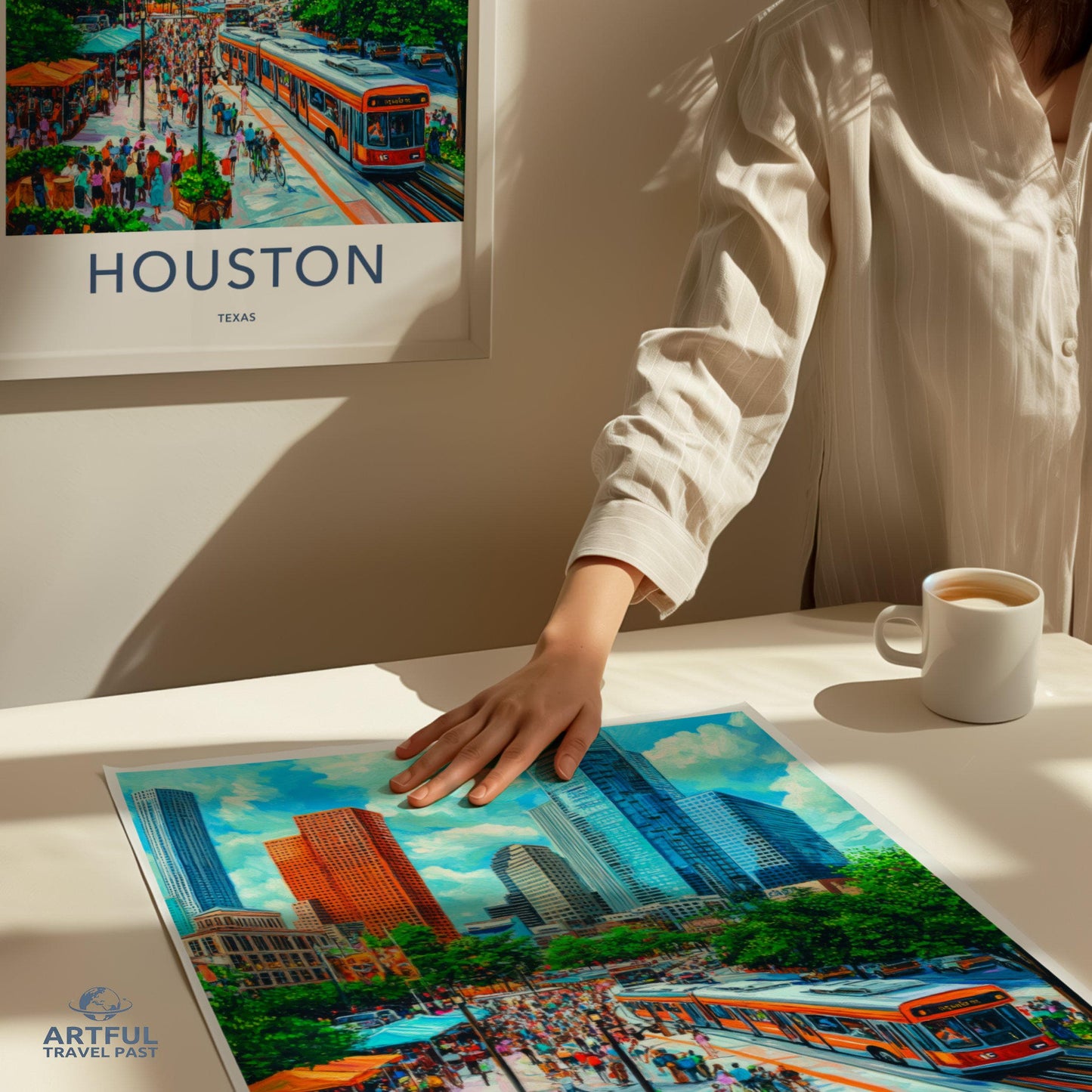 Houston Poster - Texas Wall Art
