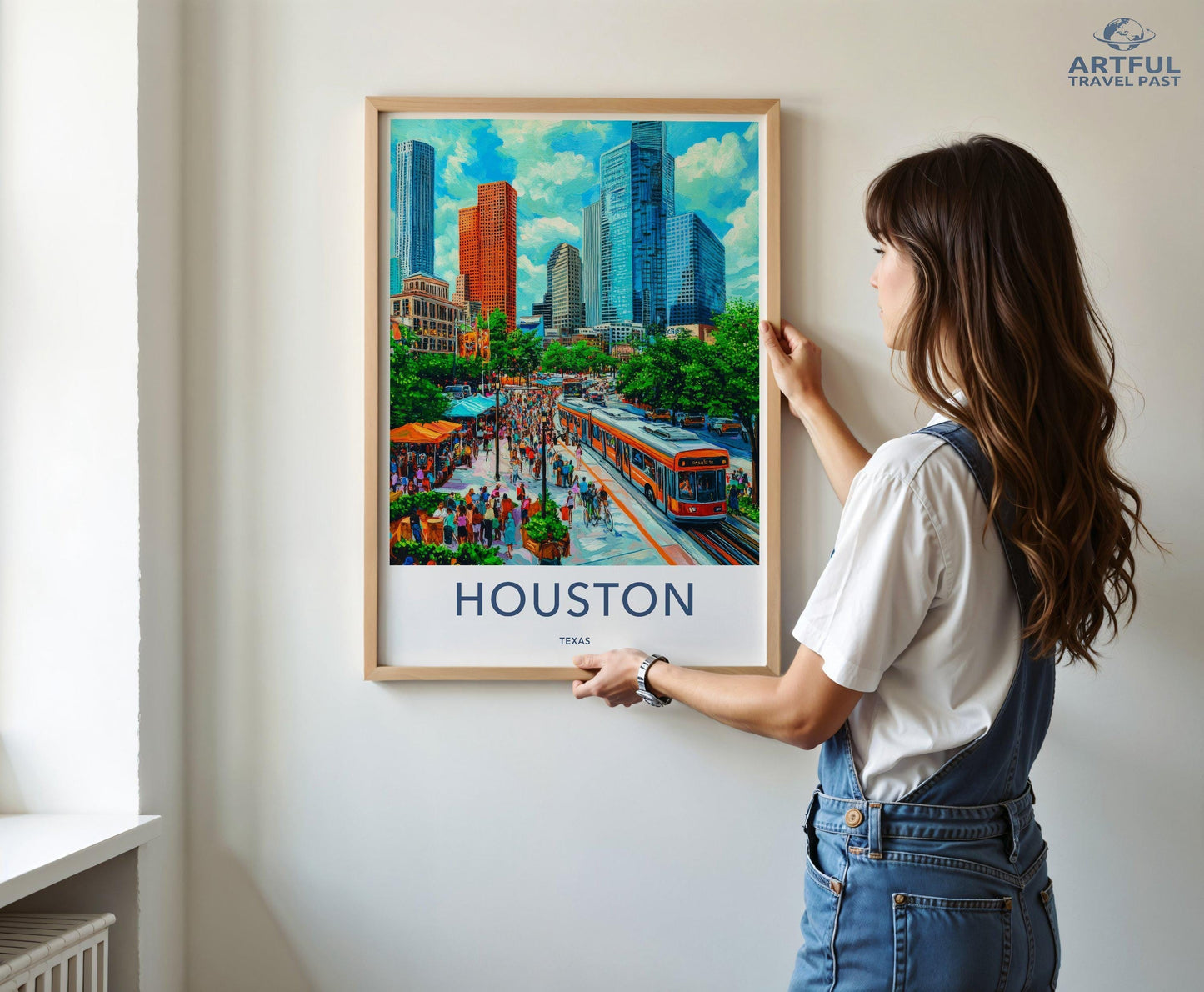 Houston Poster - Texas Wall Art