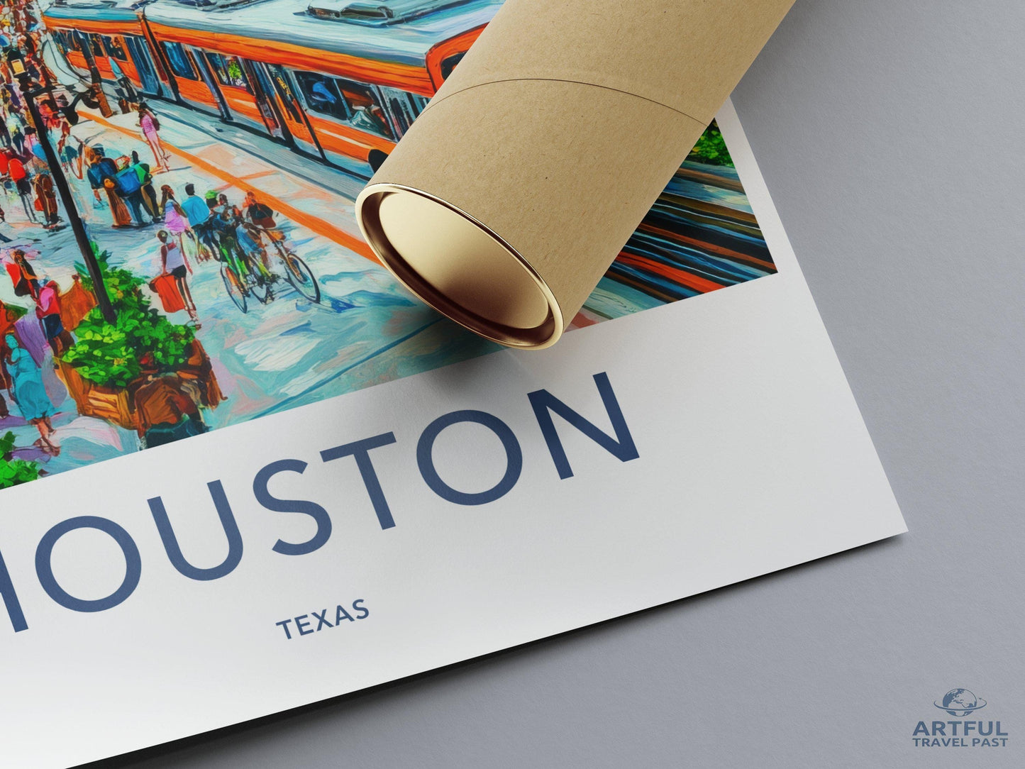 Houston Poster - Texas Wall Art