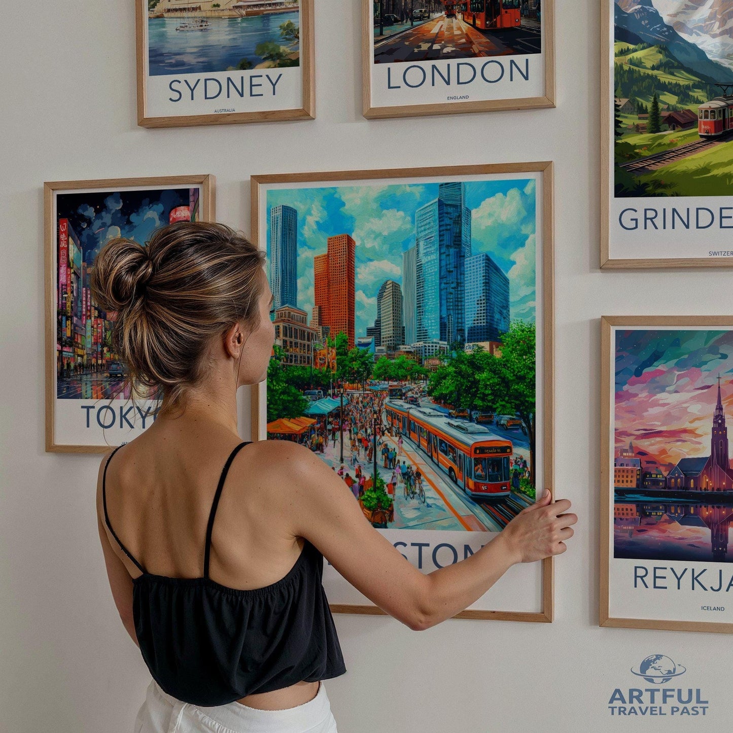 Houston Poster - Texas Wall Art