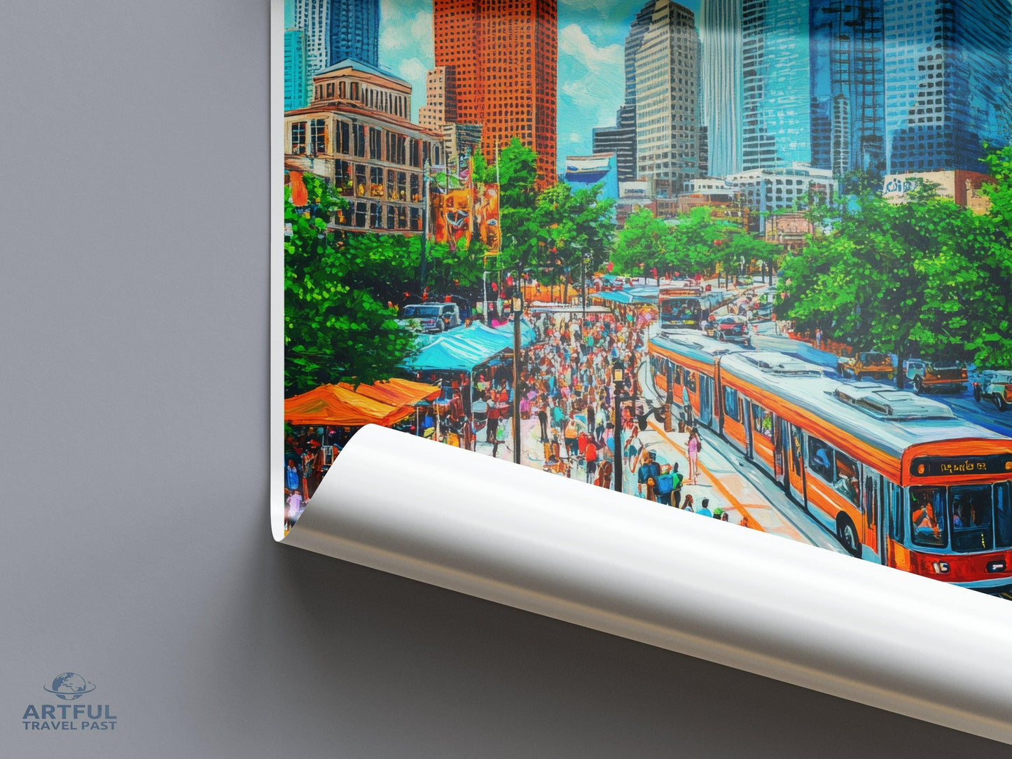 Houston Poster - Texas Wall Art
