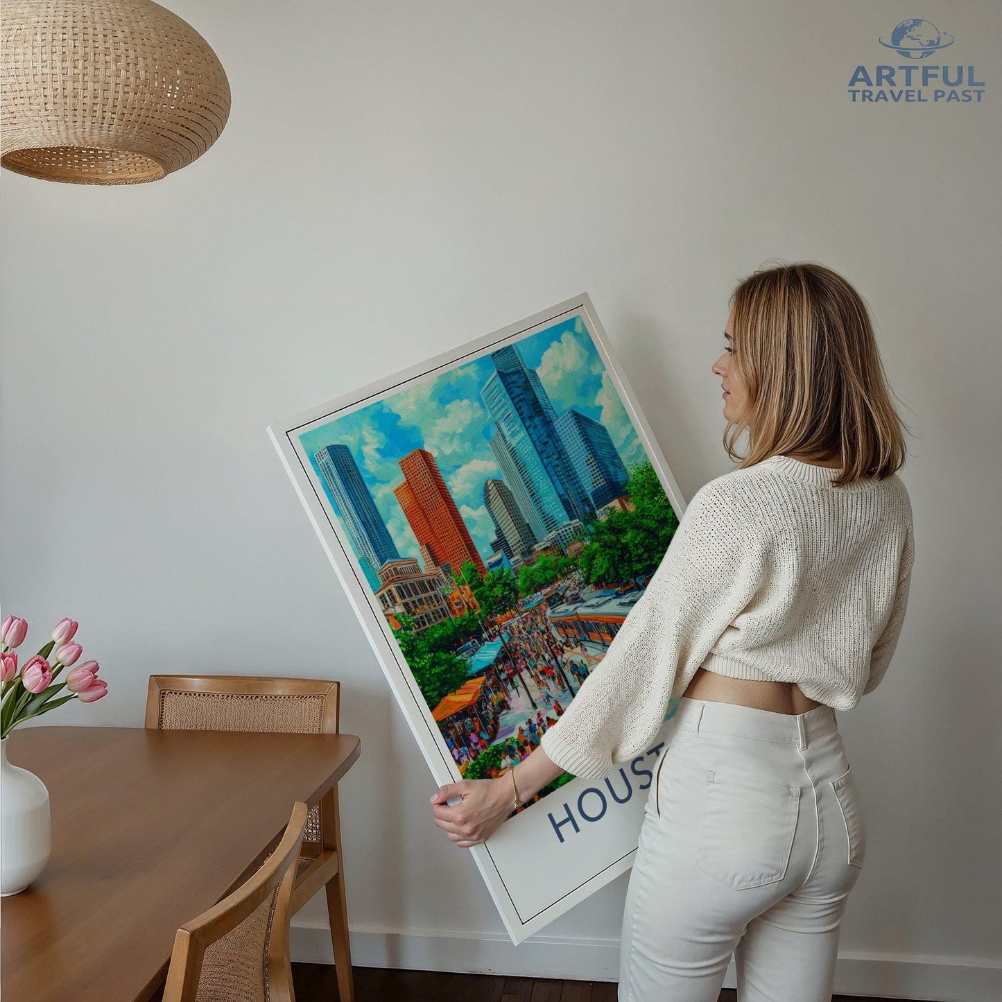 Houston Poster - Texas Wall Art