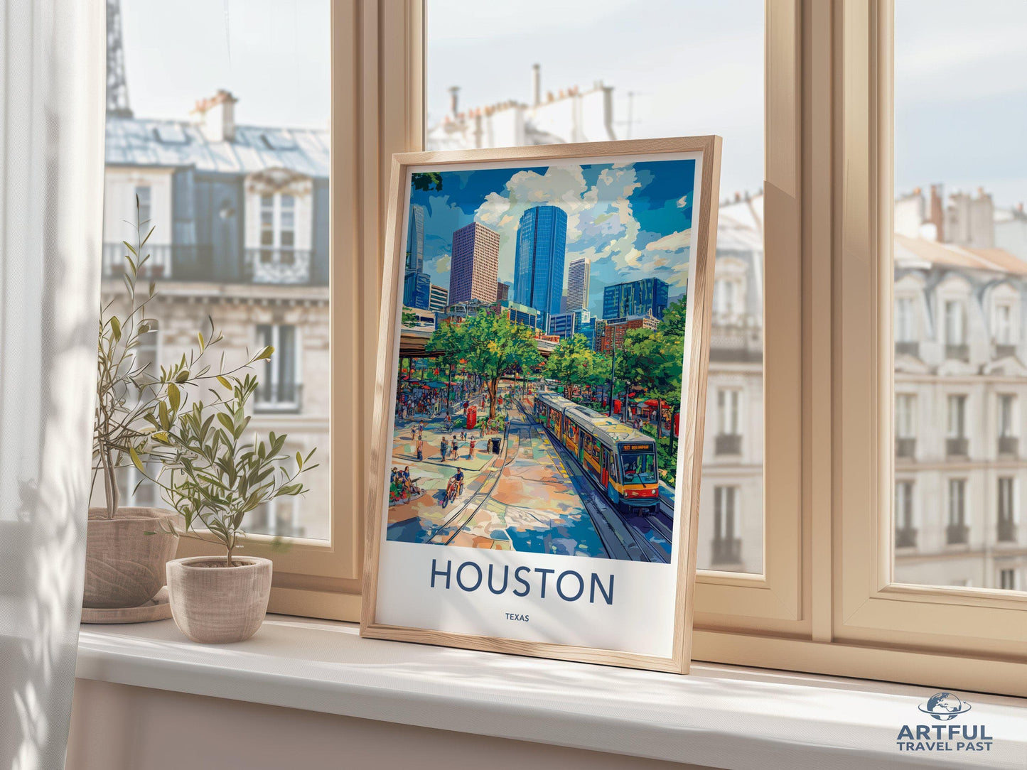 Houston Poster - Texas Wall Art