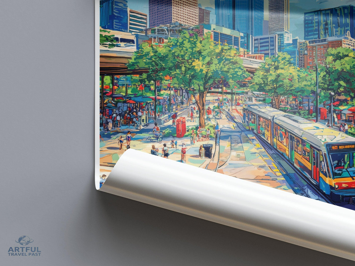 Houston Poster - Texas Wall Art
