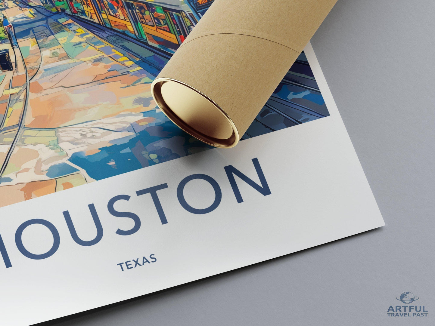 Houston Poster - Texas Wall Art