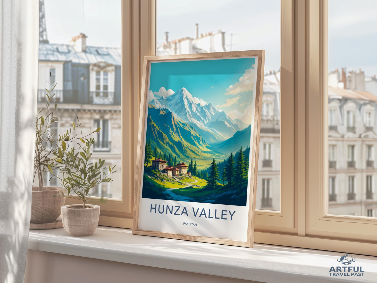Hunza Valley Poster - Pakistan Wall Art