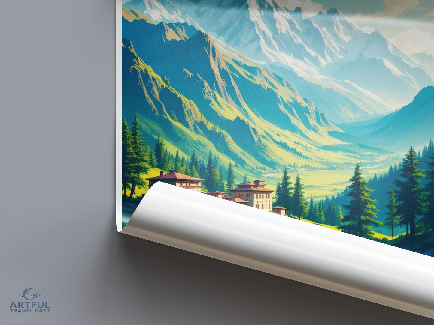 Hunza Valley Poster - Pakistan Wall Art