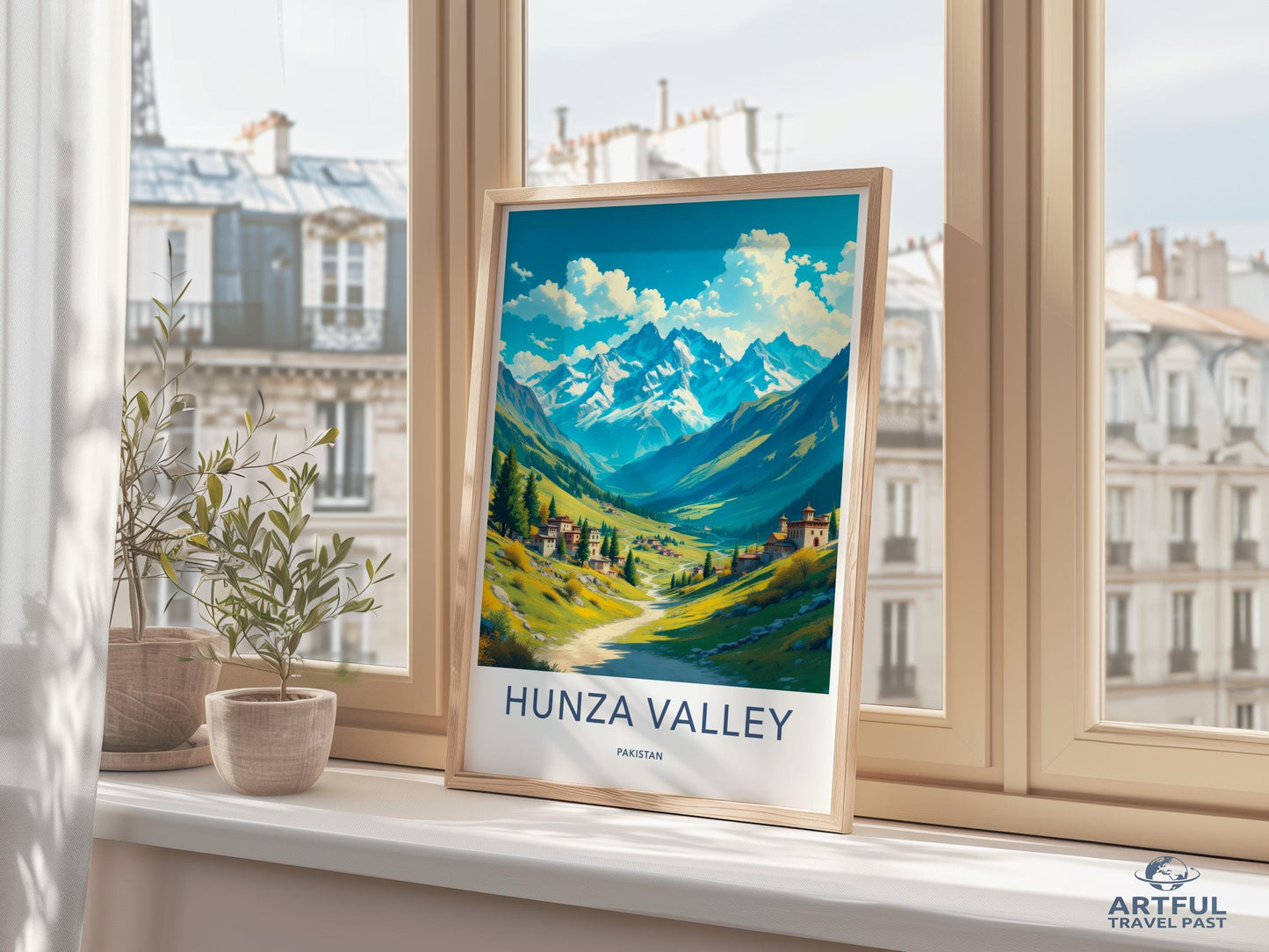 Hunza Valley Poster - Pakistan Wall Art