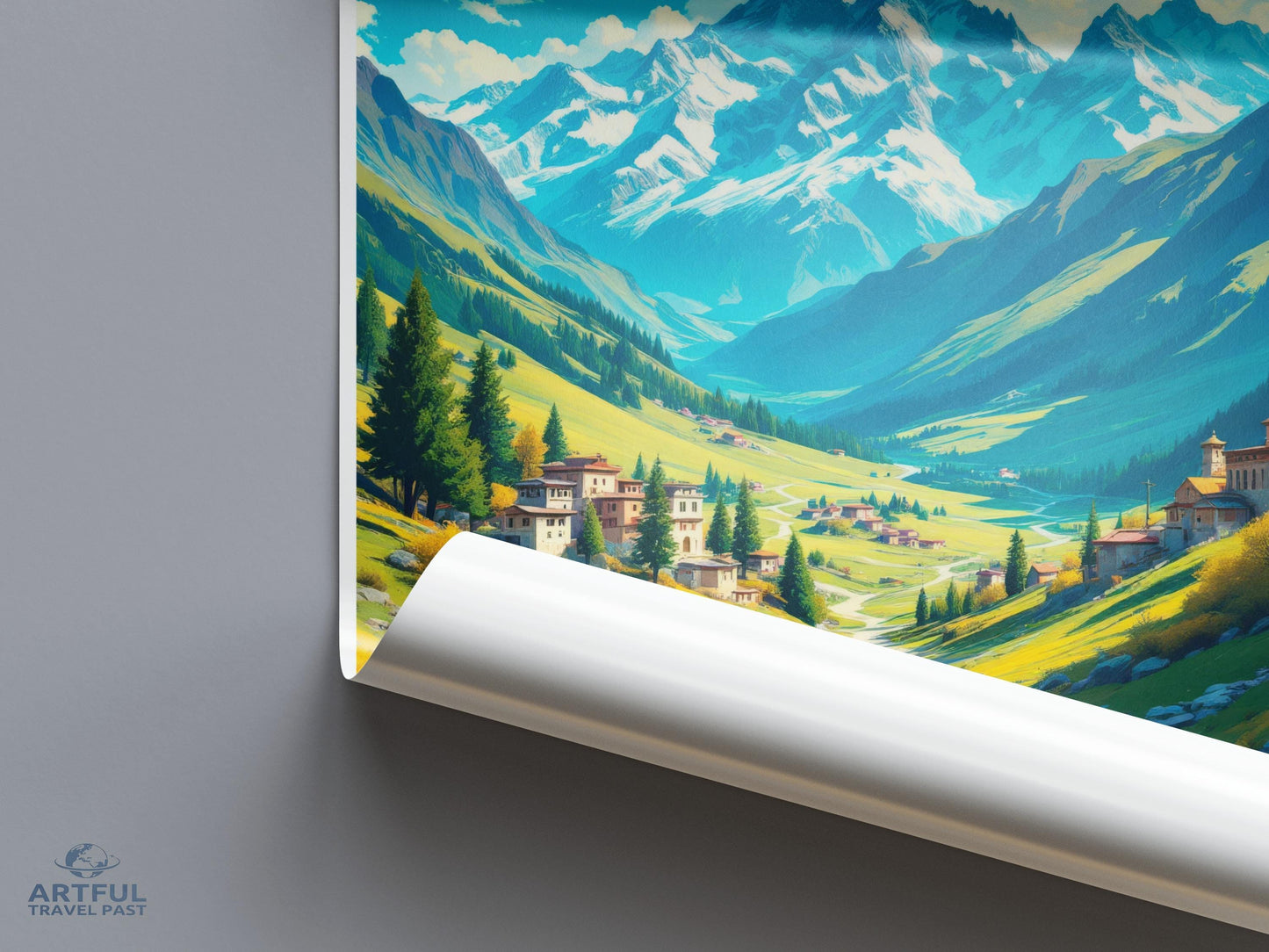 Hunza Valley Poster - Pakistan Wall Art
