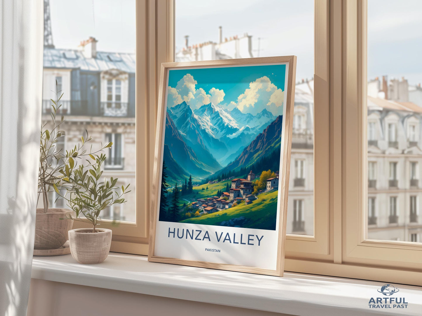 Hunza Valley Poster - Pakistan Wall Art