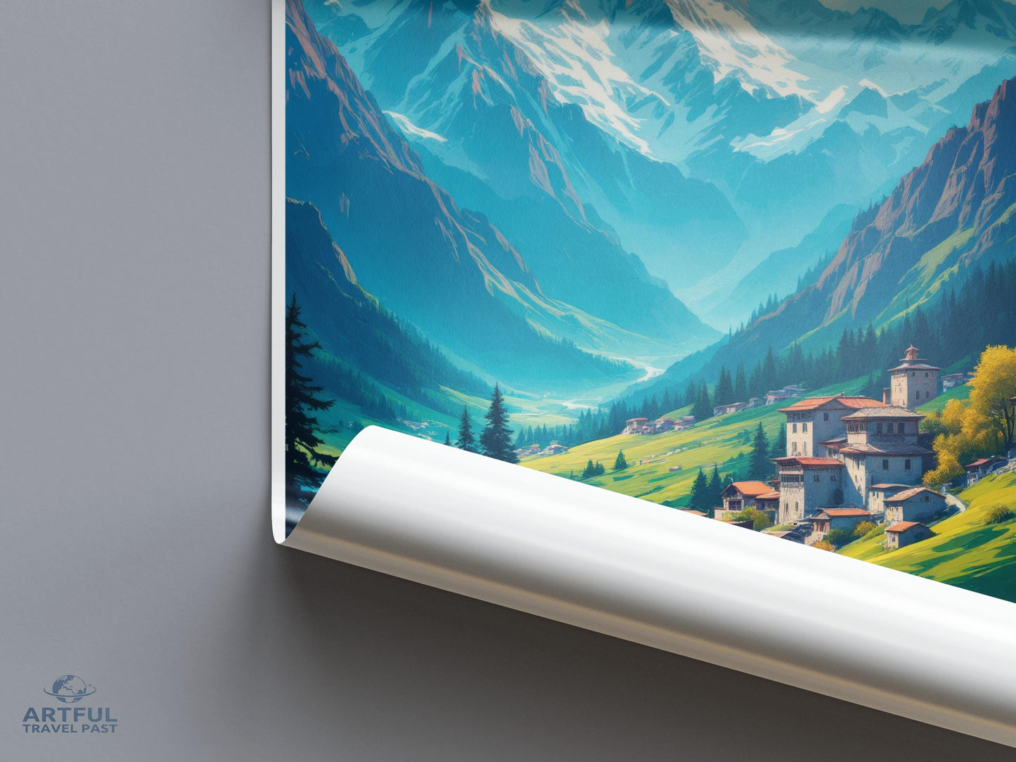 Hunza Valley Poster - Pakistan Wall Art