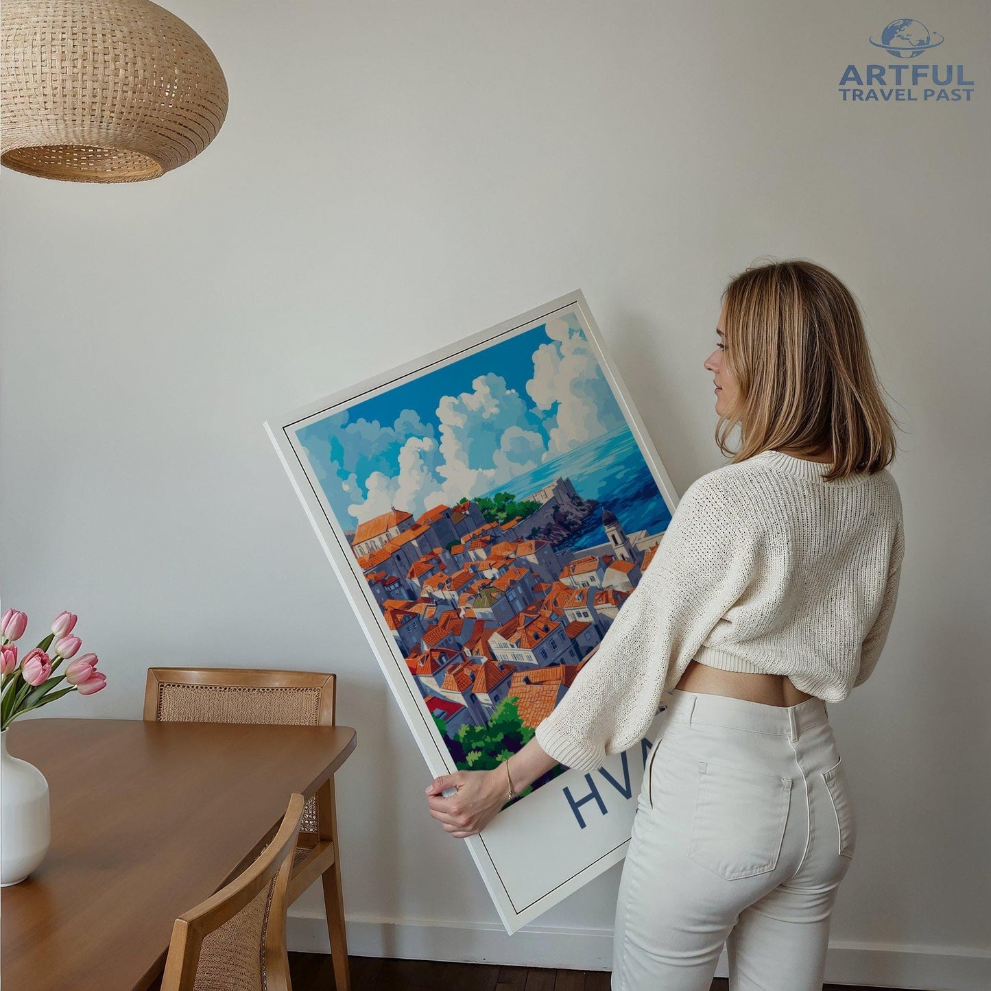 Hvar Poster | Croatia Wall Art | Europe Decor