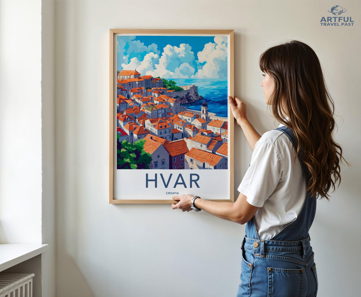 Hvar Poster | Croatia Wall Art | Europe Decor