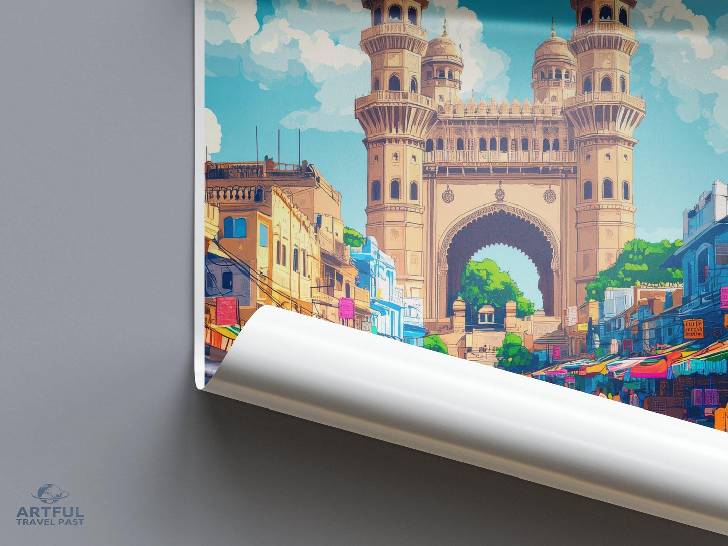 Hyderabad Poster | Telangana Wall Art | India Decor