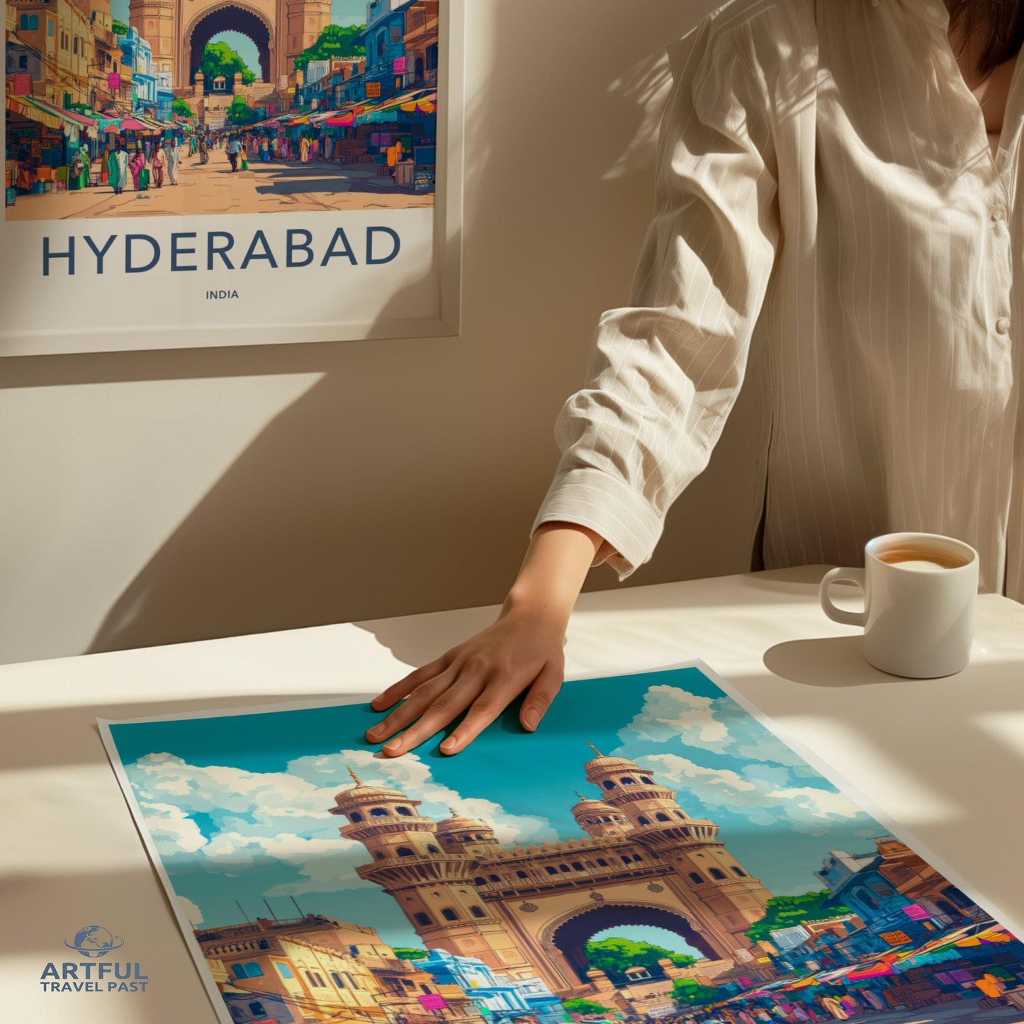 Hyderabad Poster | Telangana Wall Art | India Decor