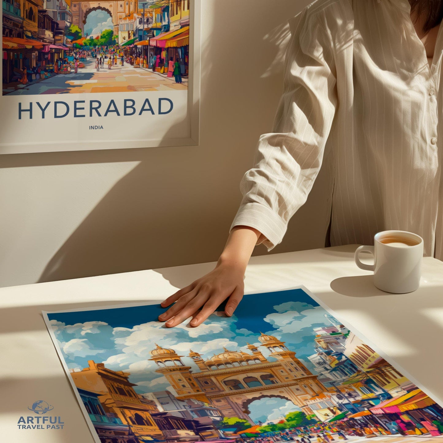 Hyderabad Poster | Telangana Wall Art | India Decor