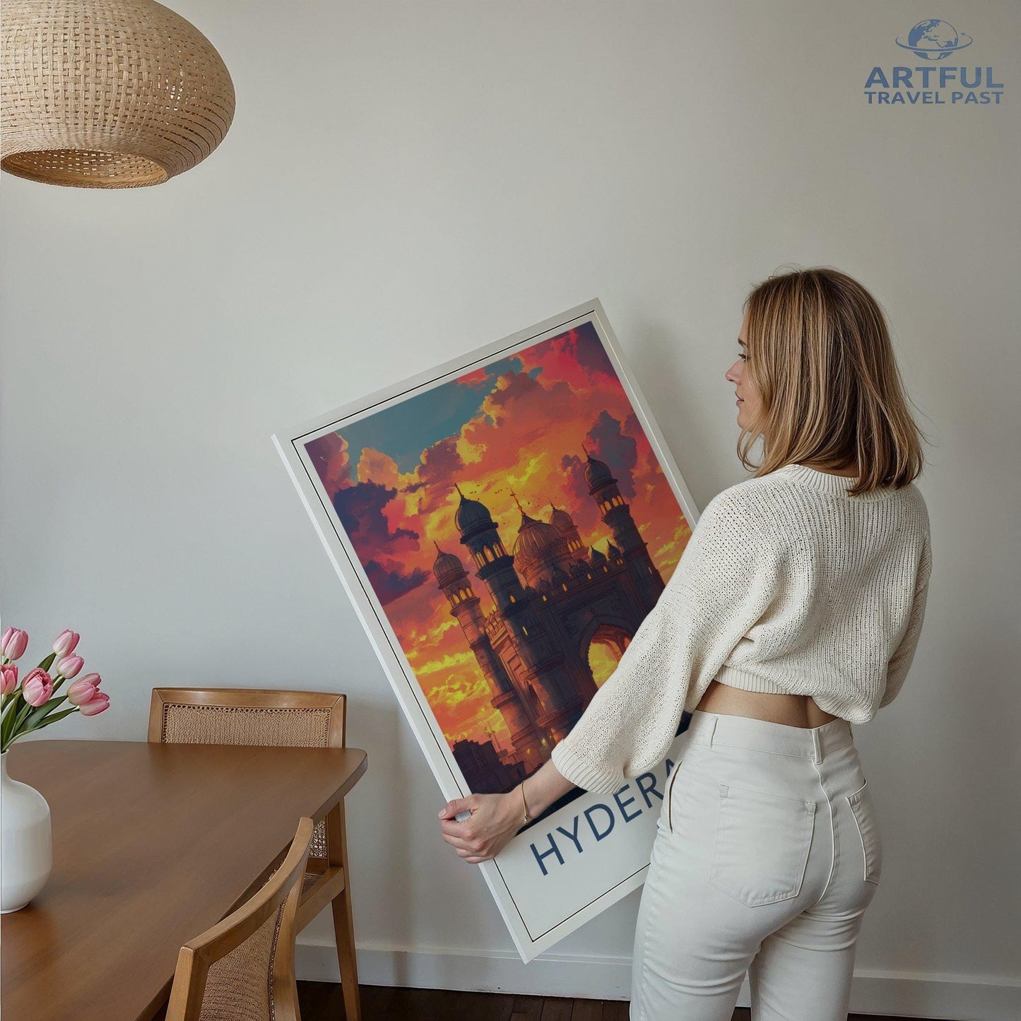 Hyderabad Poster | Telangana Wall Art | India Decor