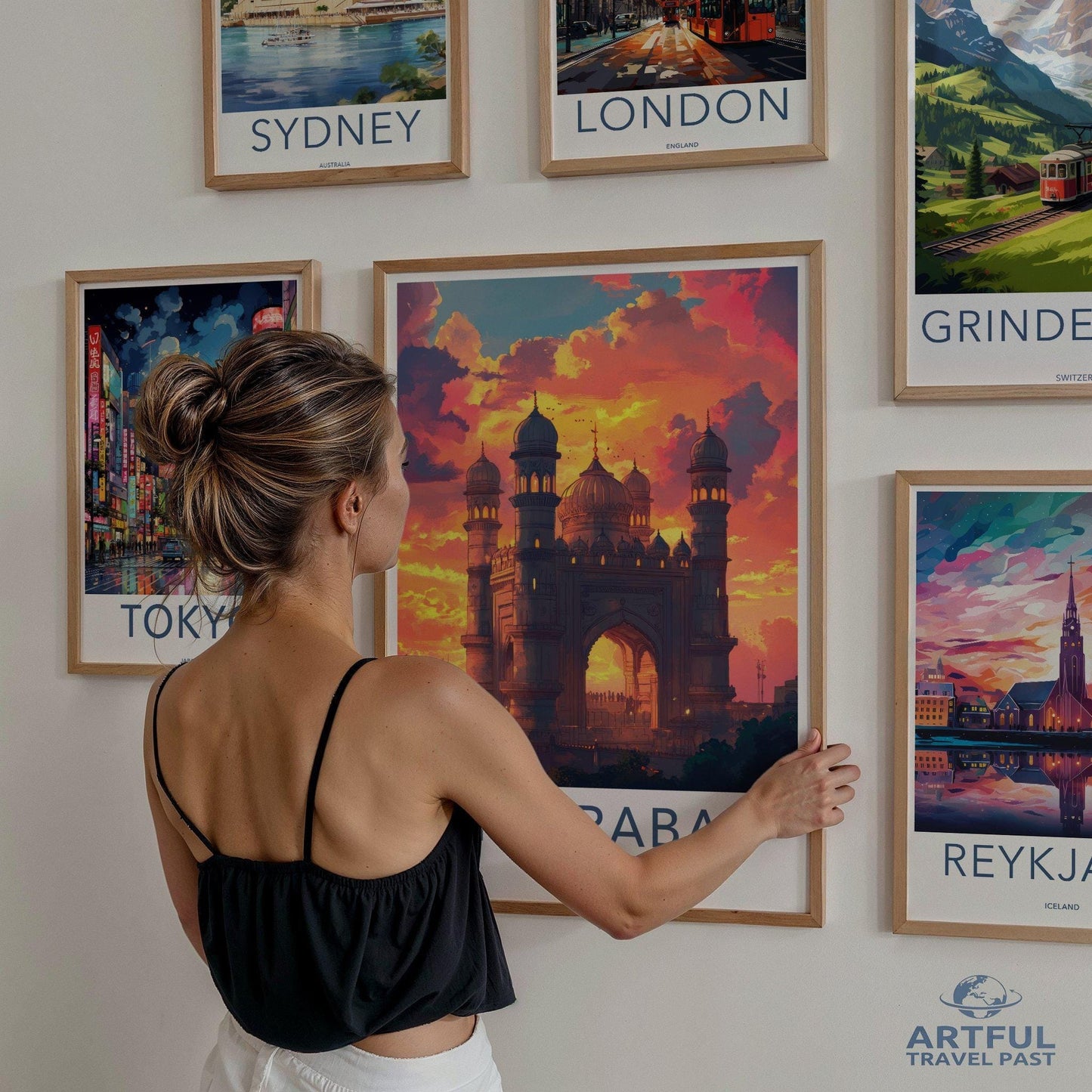 Hyderabad Poster | Telangana Wall Art | India Decor